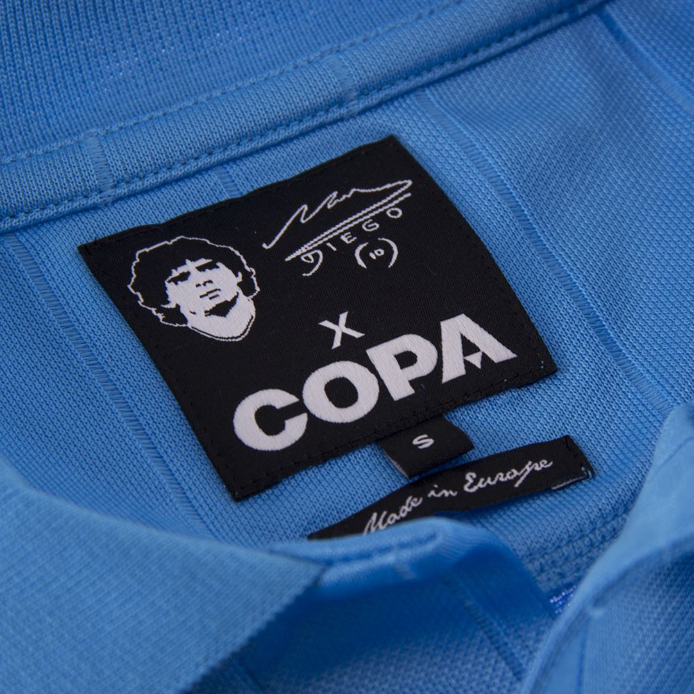 Vintage COPA Football Maradona X COPA Napoli 1986-87 Retro Soccer Jersey - Perfect for Fans, Collectors & Match Day Outfits