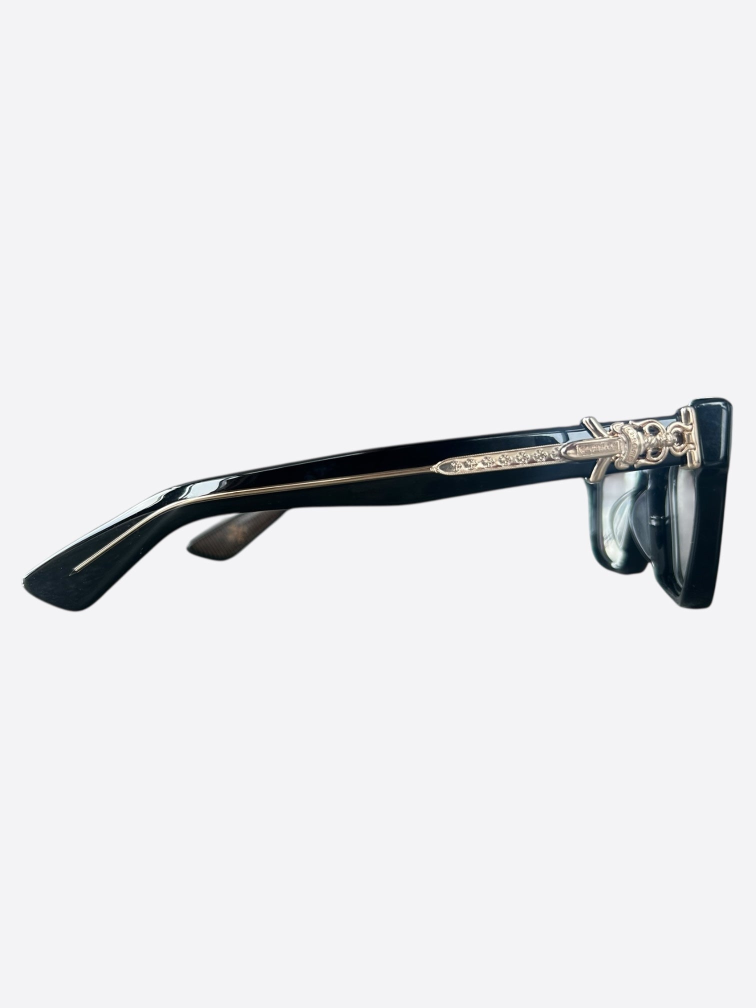 Chrome Hearts Blue & Silver Vagillionaire 2 Sunglasses - Luxury Fashion Eyewear for Men & Women | Perfect for Outdoor Activities & Street Style