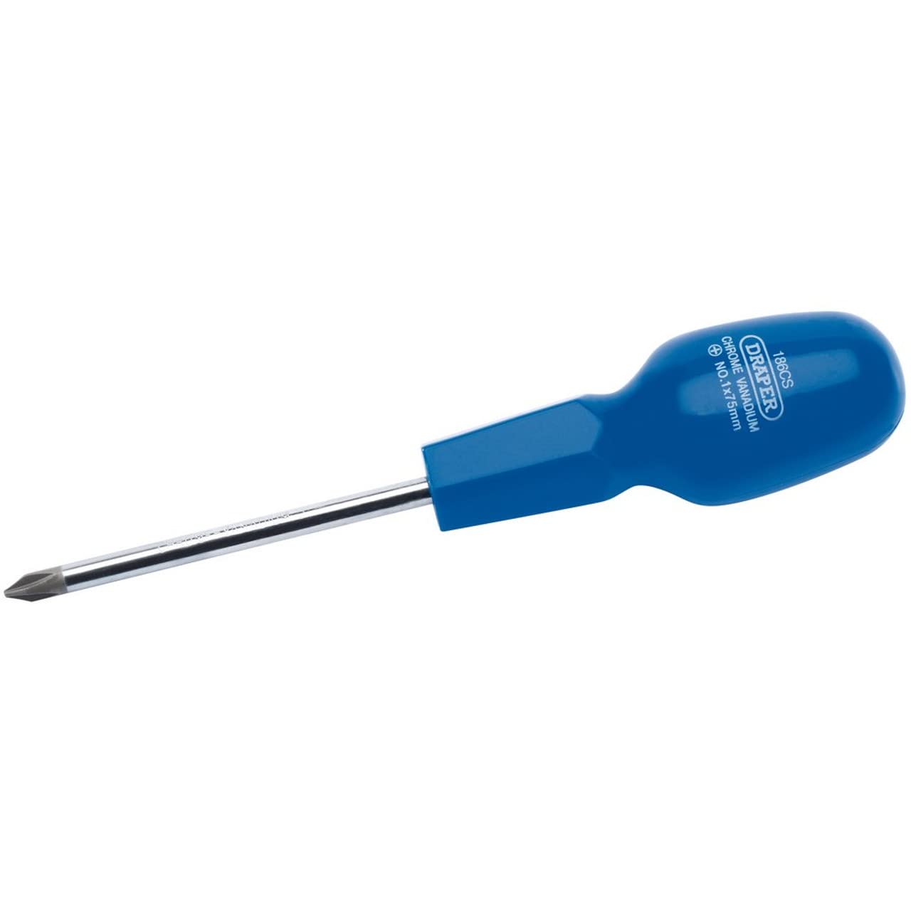 Draper No 1 x 75mm Cross Slot Cabinet Pattern Screwdriver - 14083 | Precision Tool for Furniture Assembly, Electronics Repair & DIY Projects