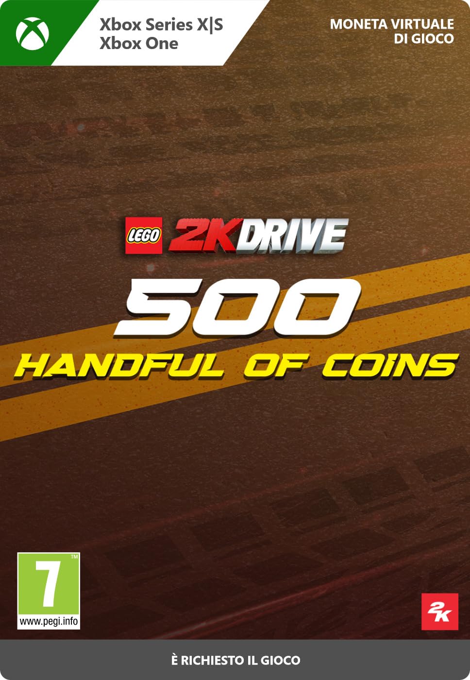 LEGO 2K Drive: Handful of Coins - Digital Download Code for Xbox One & Series X|S | Fun Racing Game for Kids & Family Game Night