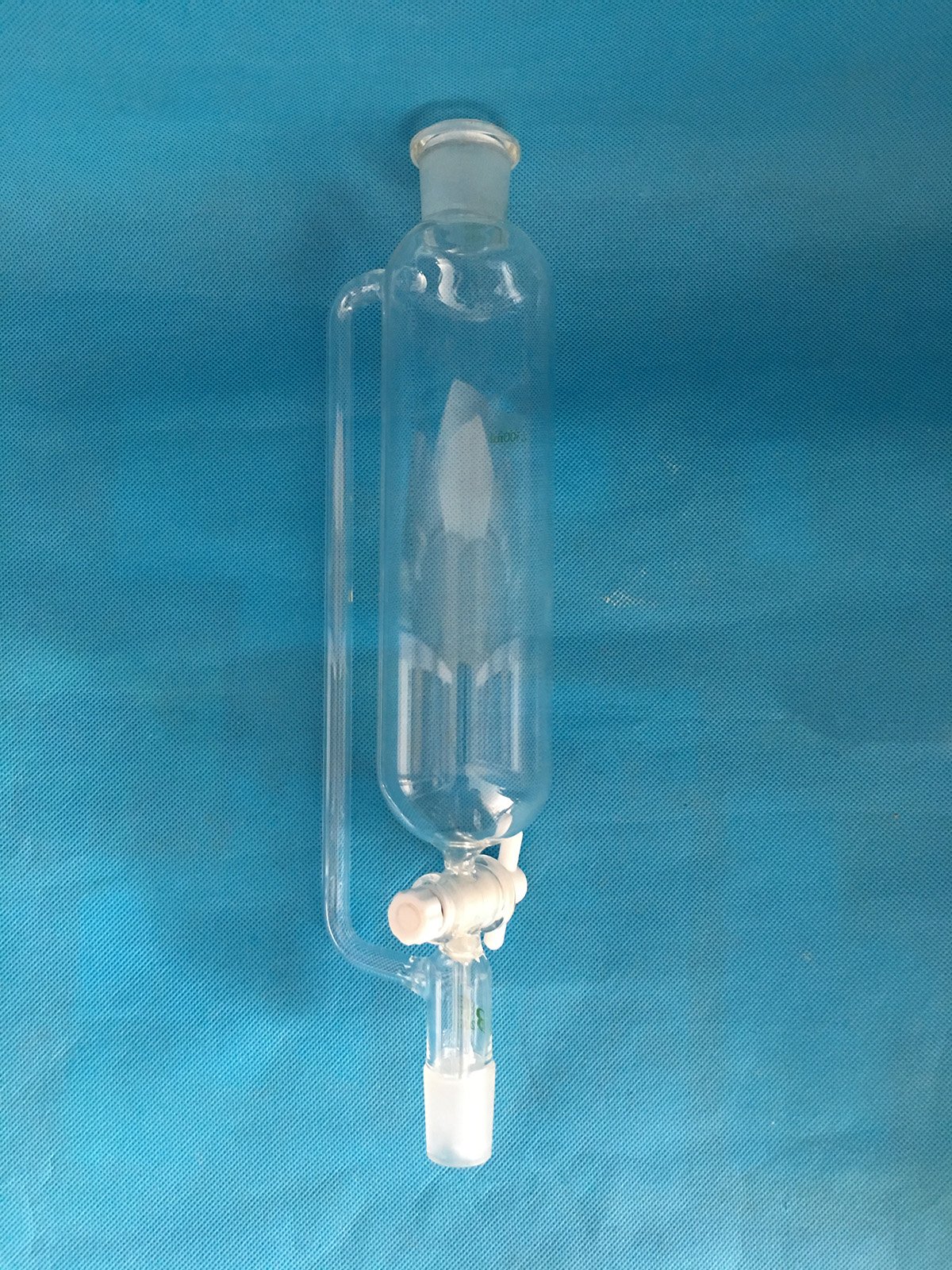 500ml Separatory Funnel with PTFE Stopcock - Pressure Equalizing Addition Funnel for Chemistry Lab, Essential Oil Extraction & Liquid Separation (Ideal for Organic Chemistry Experiments & Essential Oil Distillation)