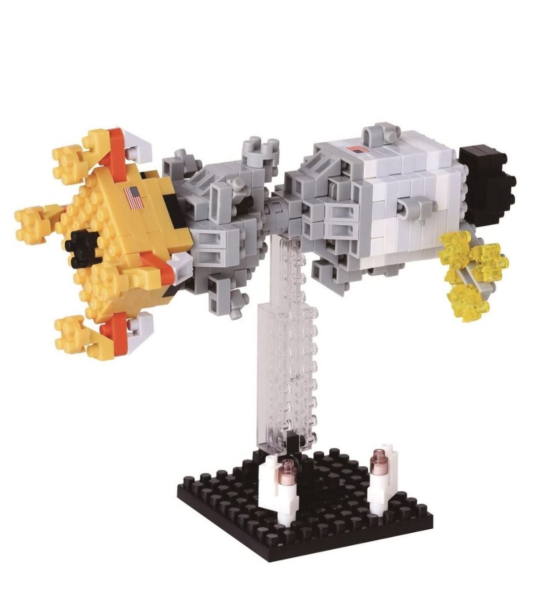 Nanoblock Lunar Landing NBH 084 - Mini Building Blocks Set for Space Enthusiasts | Perfect for STEM Education, Collectors & Home Decor