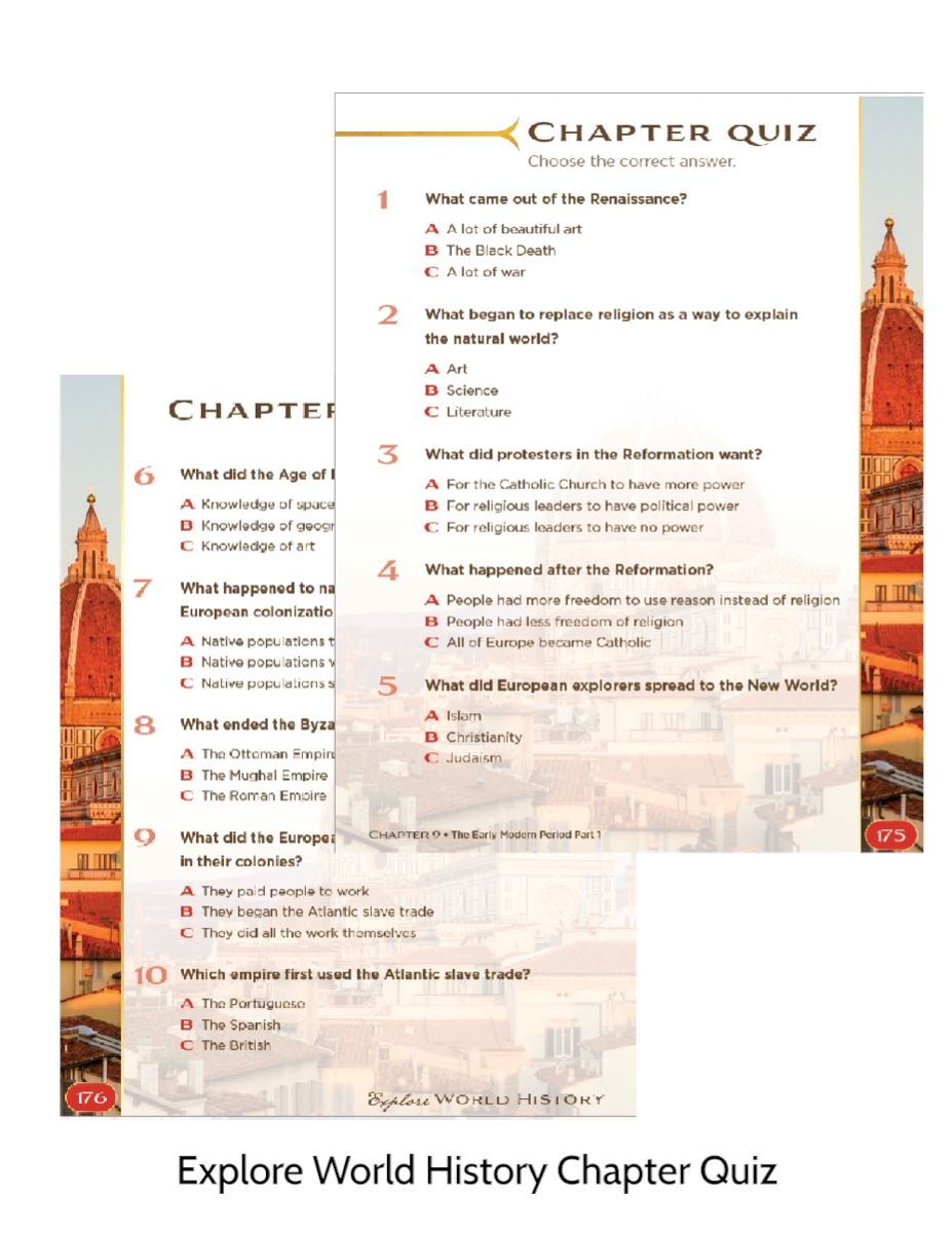 Explore World History 2nd Edition Curriculum for Grades 6-12 | Comprehensive Social Studies Textbook | Perfect for Homeschooling & Classroom Learning