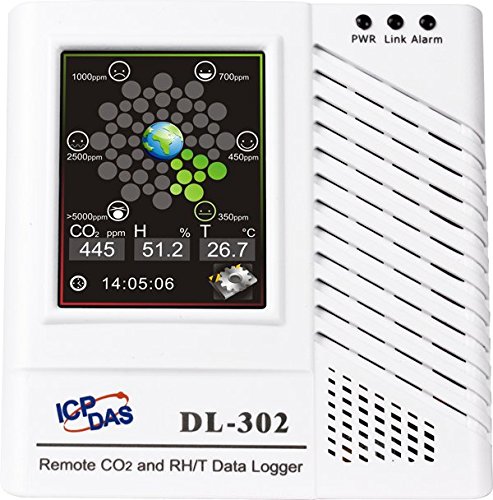DL-302 Smart Air Quality Monitor - CO2, Temperature & Humidity Data Logger with 2.8