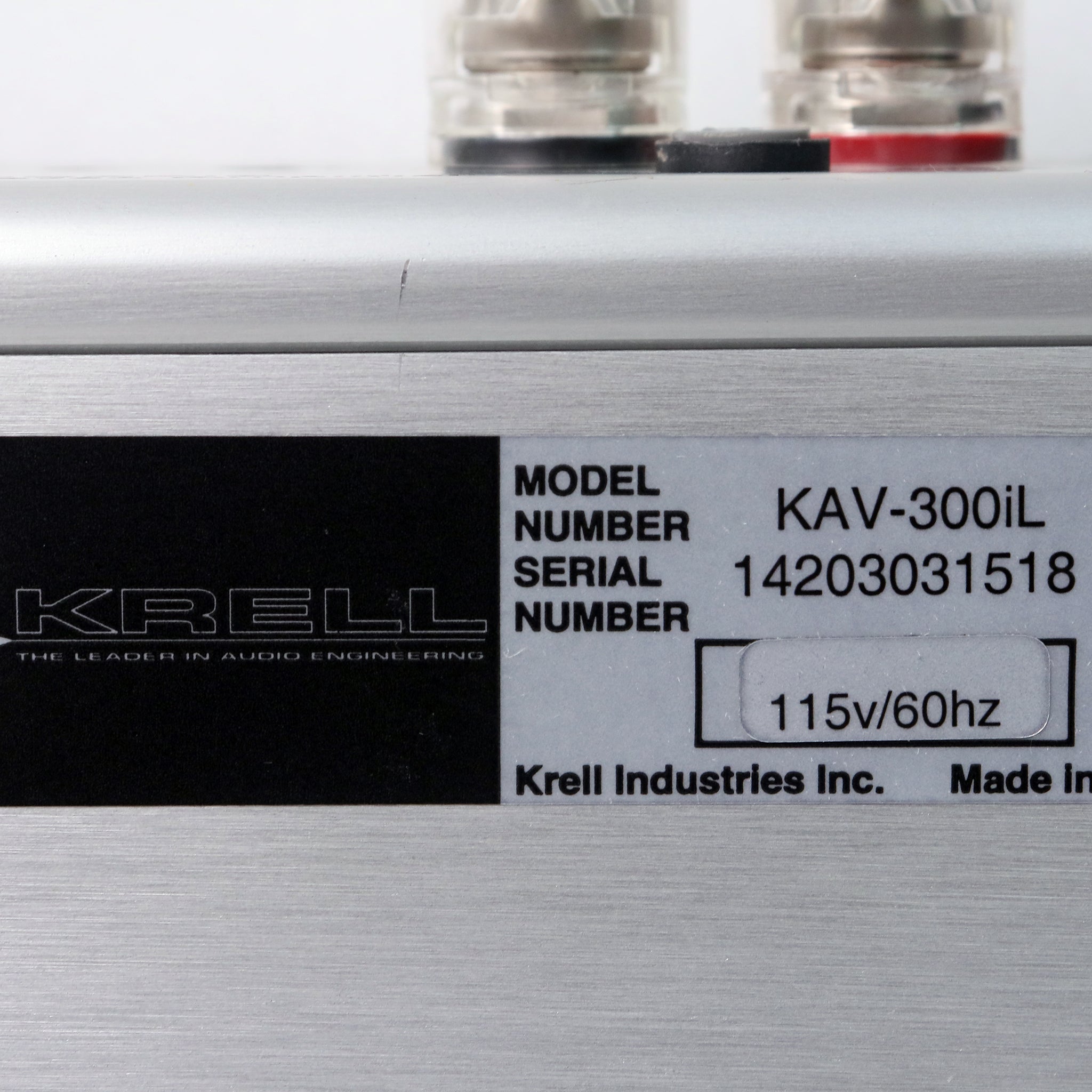 Krell KAV 300IL Integrated Amplifier - High-Performance Audio Equipment for Home Theater & Music Systems | Perfect for Audiophiles & Hi-Fi Enthusiasts
