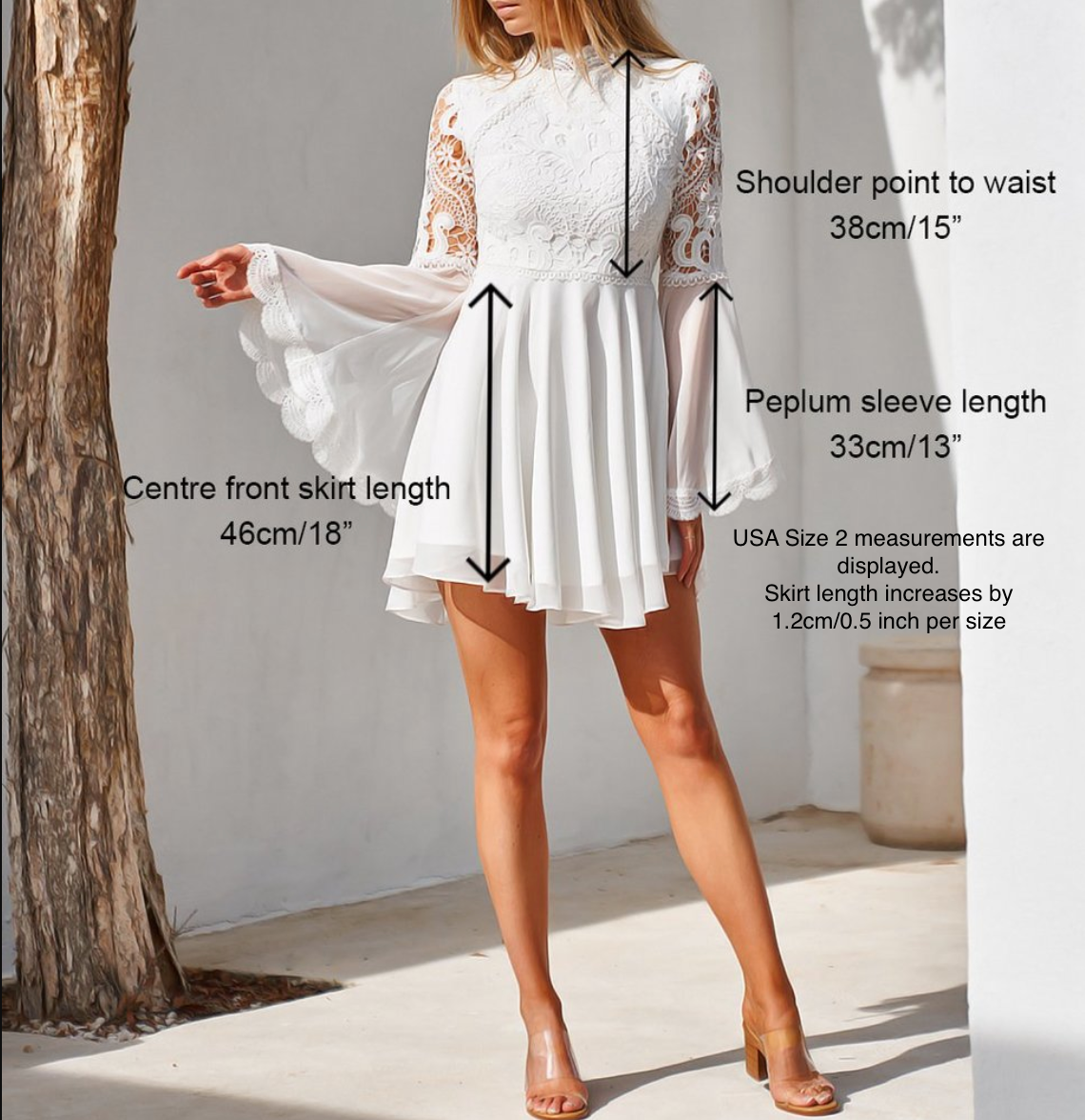 PAIGE DRESS for Women - Elegant White Summer Dress with Flowy Fit | Perfect for Beach Vacations, Date Nights & Outdoor Weddings