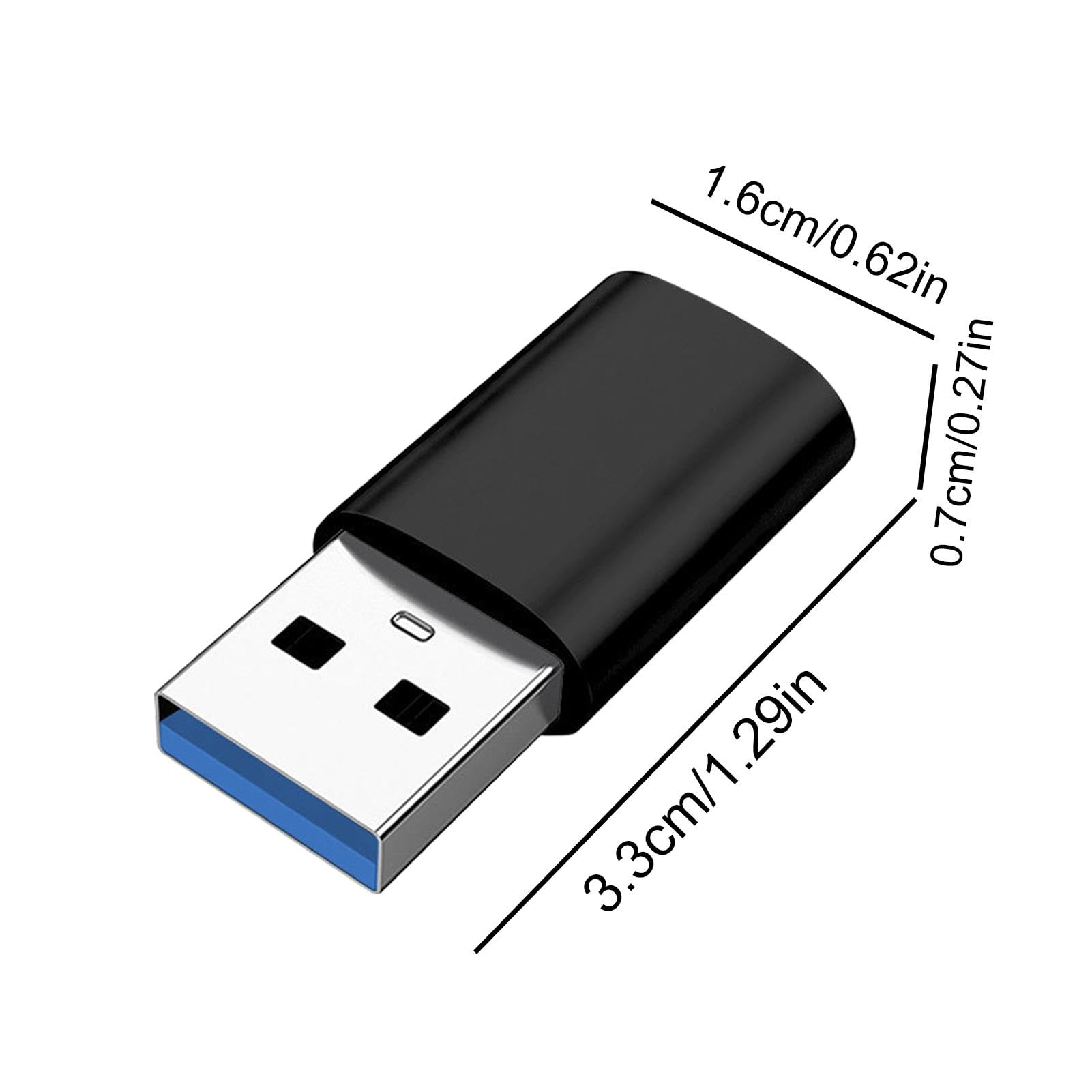 Opilroyn USB C to USB 3.0 Adapter - 10Gbps High Speed Type C Female to USB A Male Converter - Aluminum Alloy Charger Cable for Laptop, Hard Drive, Phone - 5V 2.4A Fast Data Transfer & Charging - Perfect for MacBook, Dell, HP, SSD, Flash Drive & Mobile Devices