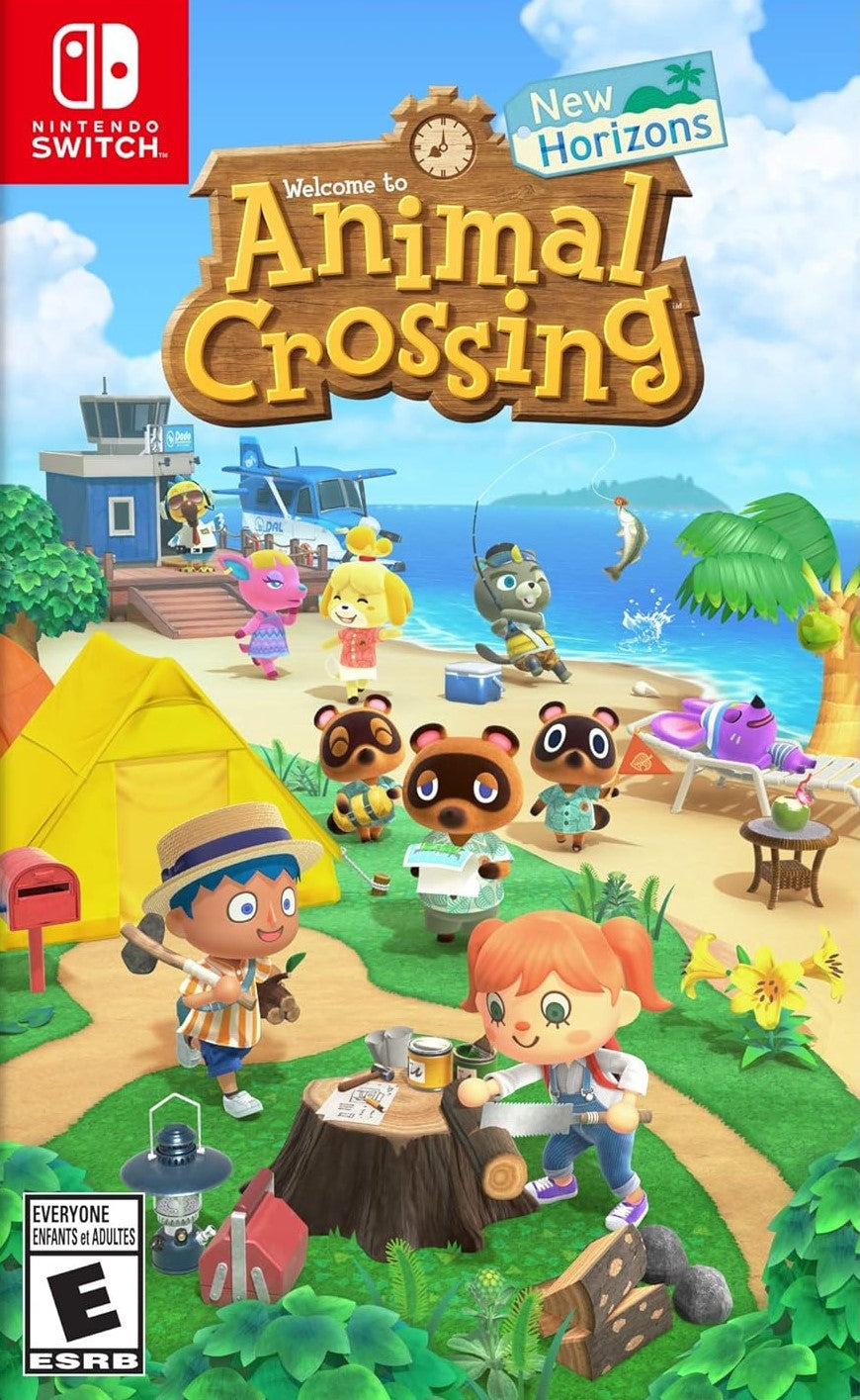 Animal Crossing: New Horizons - Nintendo Switch Game | Life Simulation & Island Adventure | Perfect for Relaxation & Creative Play