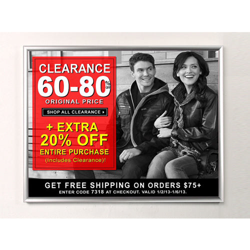 12x12 Inch Metal Picture Frame - Wide Face Poster Display for Wall Art, Photos, and Certificates - Perfect for Home, Office, and Gallery Decor