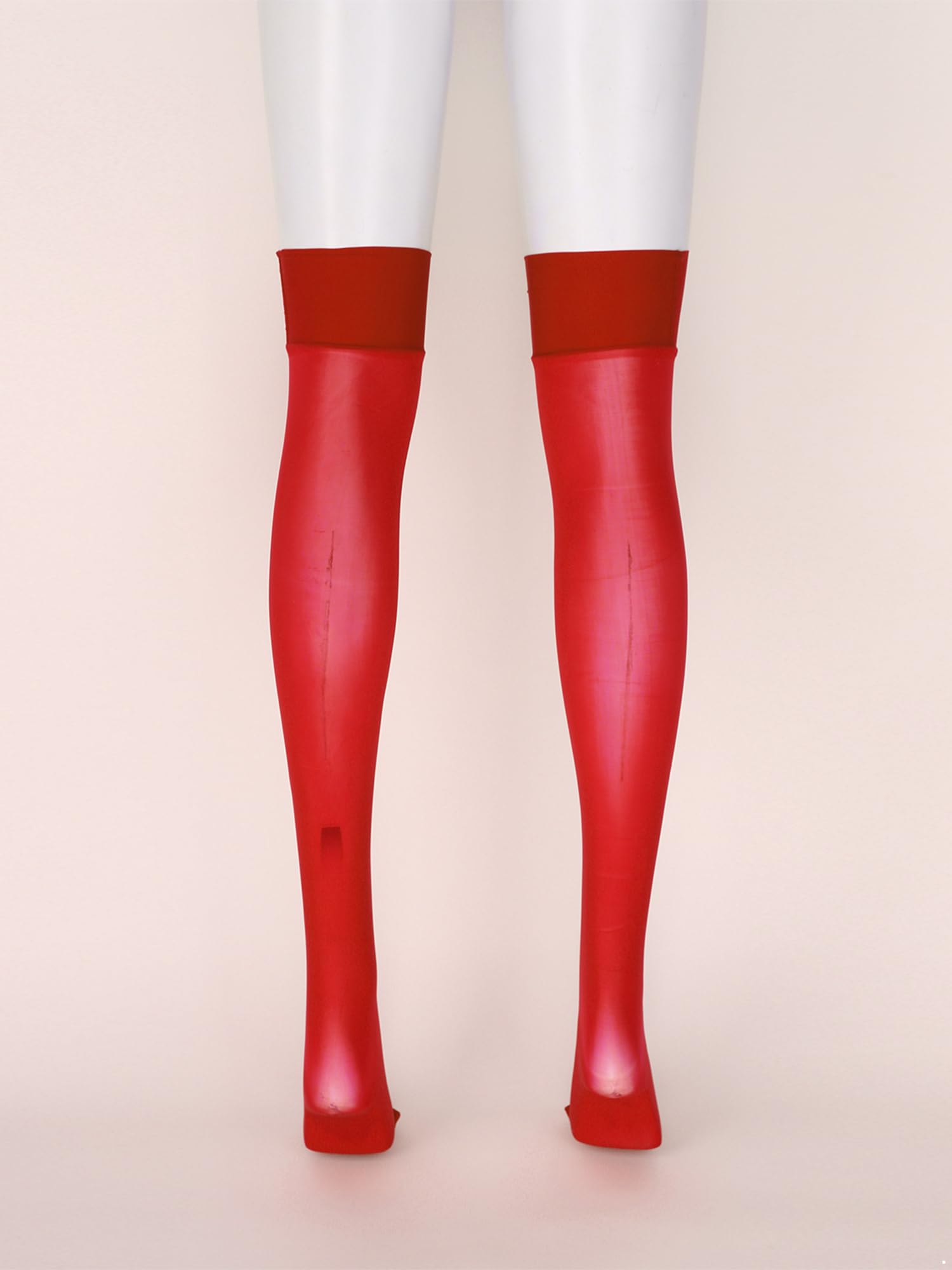 YiZYiF Women's Silk Ultra Thin Thigh High Stockings - Smooth Over The Knee Socks & Long Tights for Party, Date Night, and Formal Occasions