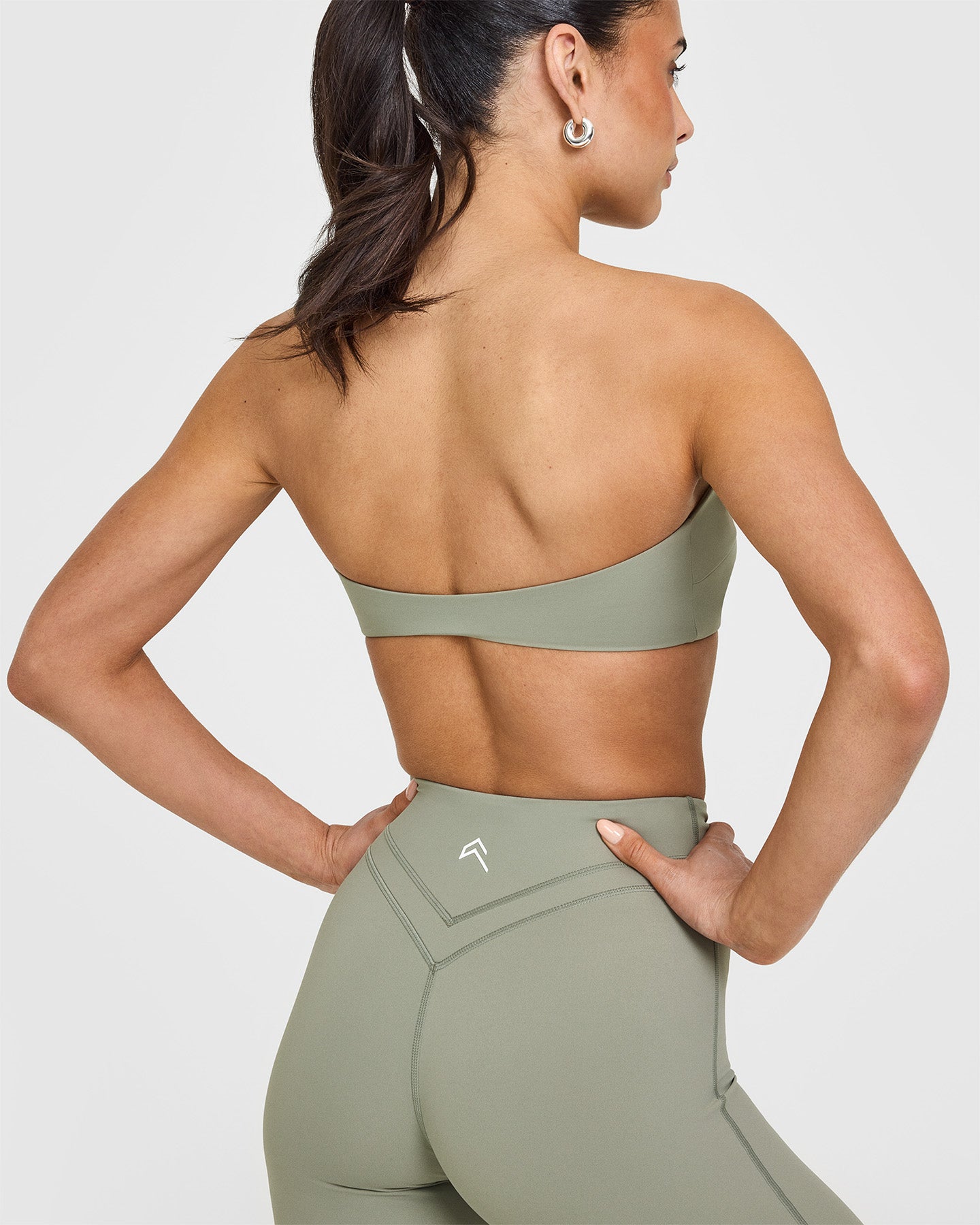 Soft Sage Green Wireless Bralette - Seamless Comfort for Yoga, Lounge & Everyday Wear | Eco-Friendly Micro Bandeau Bra