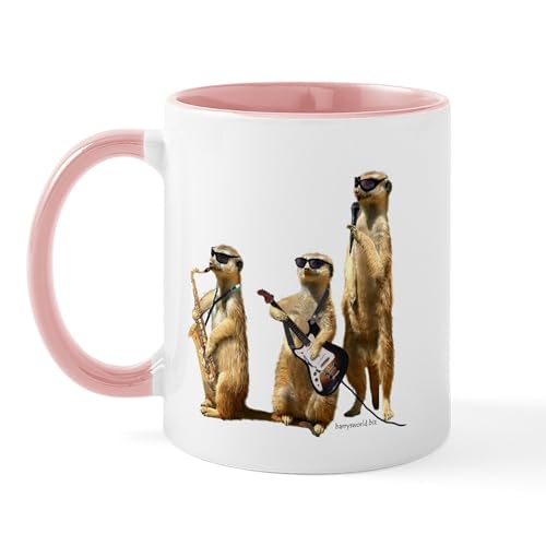 White/Pink Inside - Meerkat Trio2 Mug