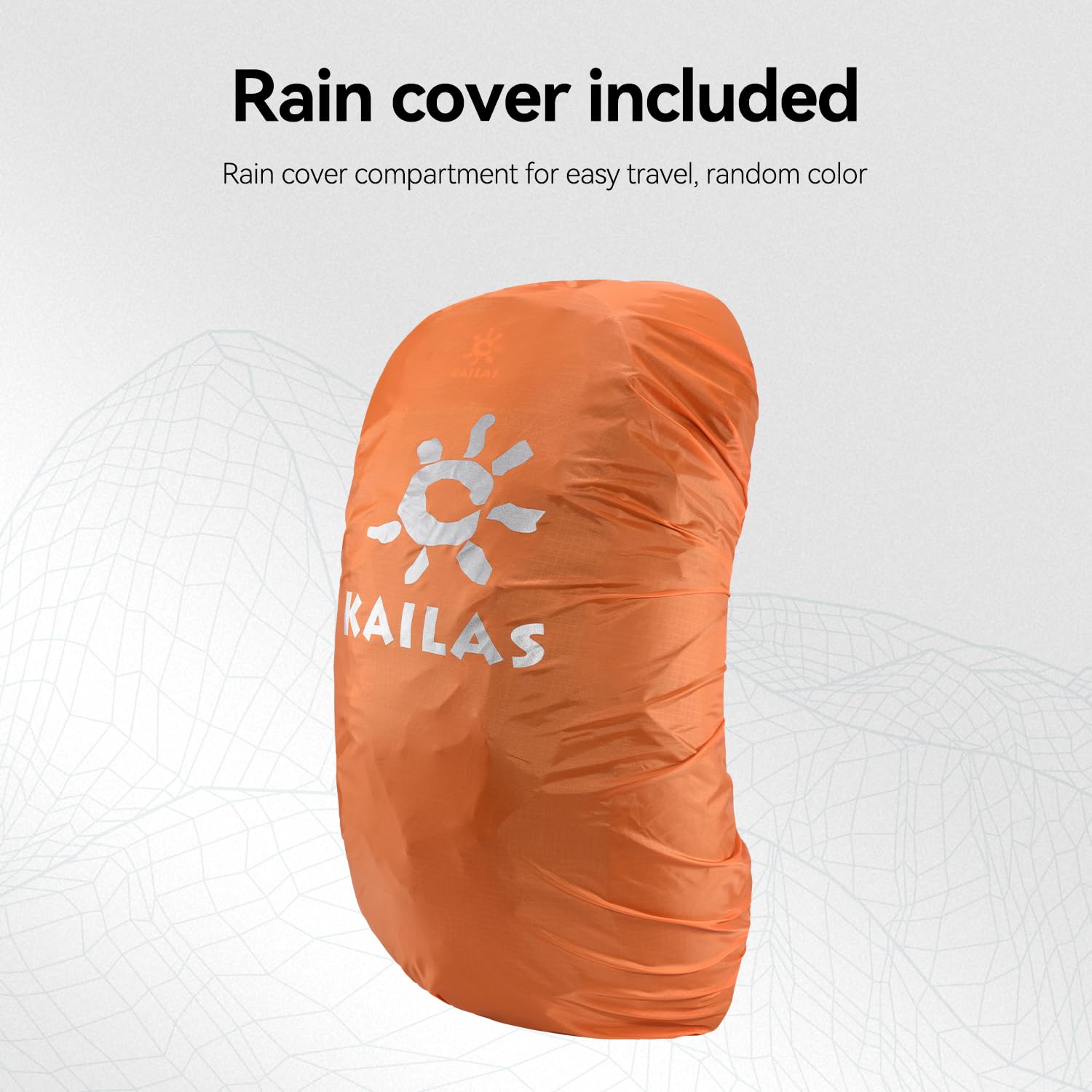KAILAS Q-WIND II 28L Lightweight Hiking Backpack for Men & Women - Waterproof Daypack with Rain Cover for Outdoor Travel, Camping & Trekking