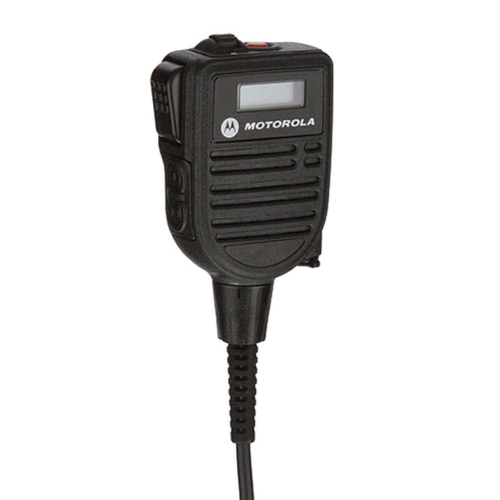 Motorola HMN4103B Remote Speaker Microphone - Two-Way Radio Accessory for Clear Communication | Ideal for Security, Construction & Outdoor Adventures