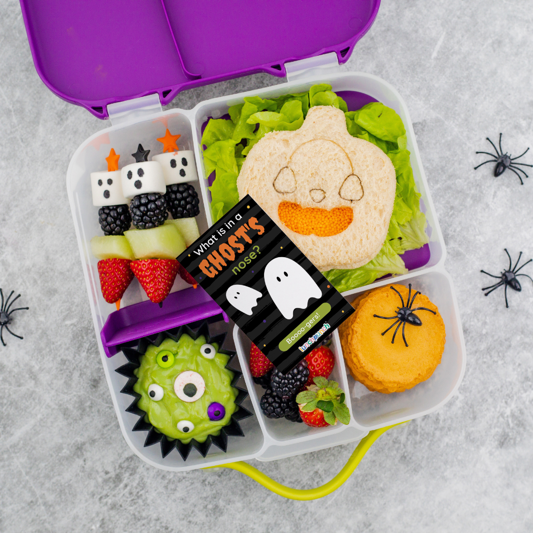 Halloween Sandwich Cutters Set - Fun Lunch Punch Shapes for Kids, Bento Box & Party Food Decorations - Perfect for School Lunches, Halloween Parties & Holiday Snacks