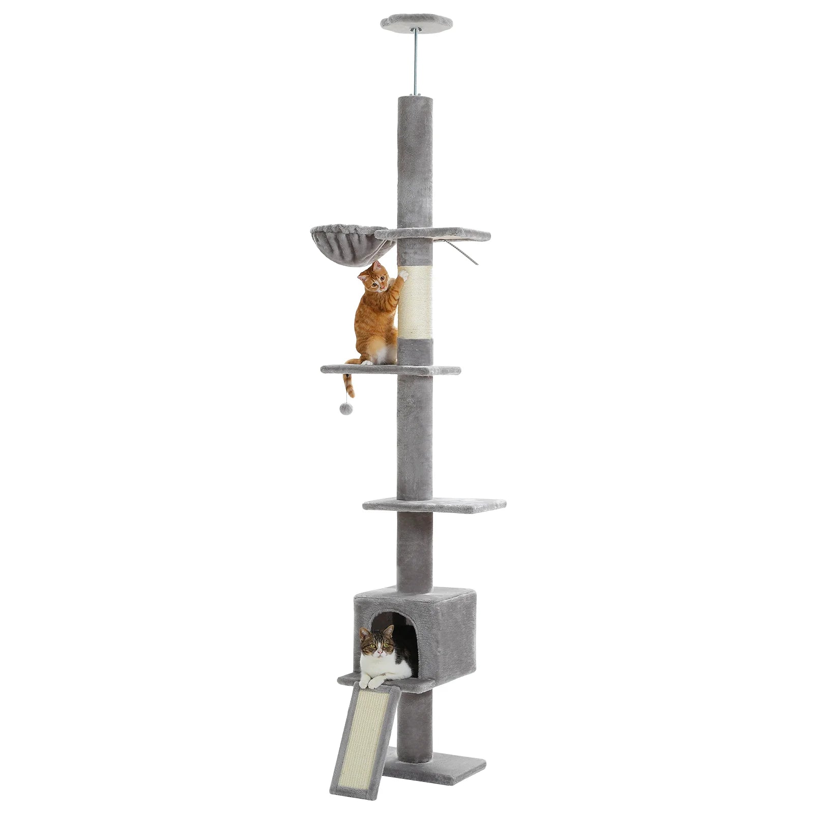 Premium Cat Scratching Post with Condo Bed - 32