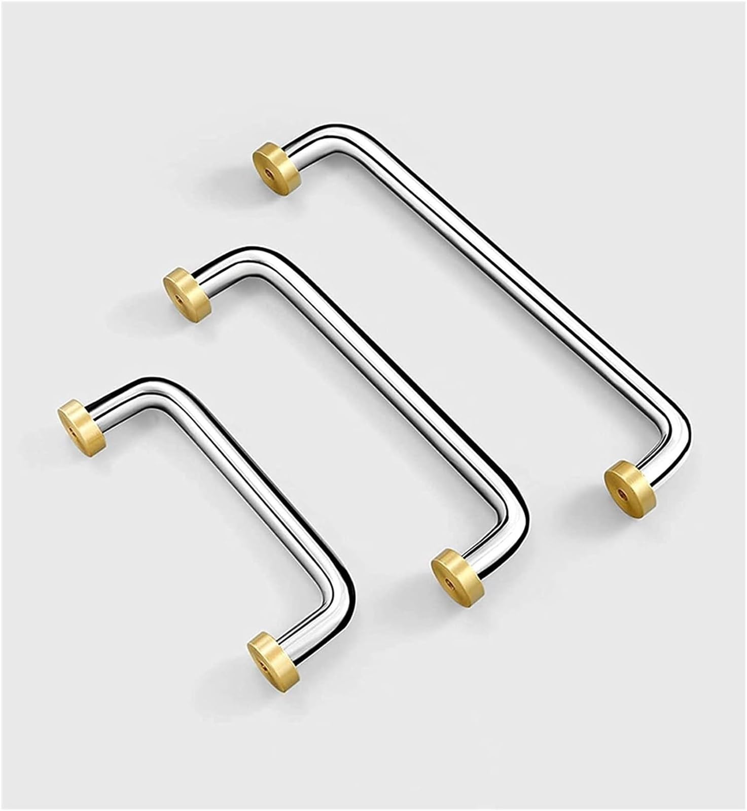 Stainless Steel Cabinet Knobs & Drawer Pull Handles - 2 Pack Kitchen Cupboard Hardware for Bathroom, Furniture & Cabinets - Durable & Stylish (Color B) - Perfect for Modern Kitchen Renovation & Bathroom Upgrade