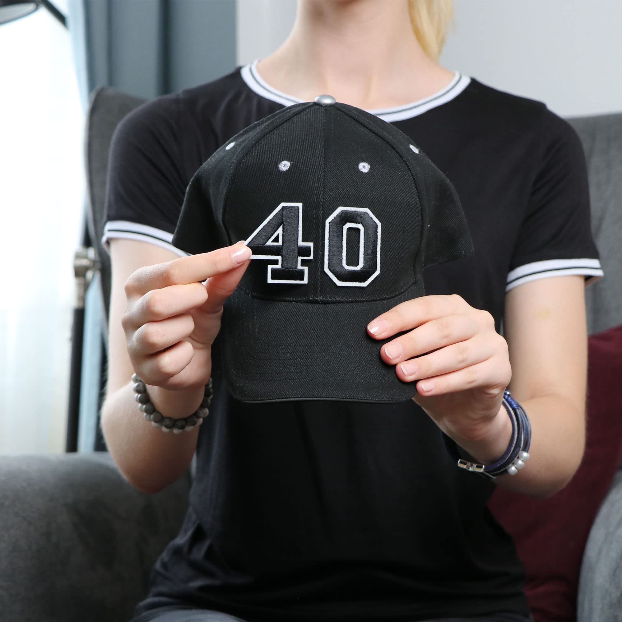 Iron On Patches - Black Number '4' - 10 Pcs Embroidered Clothing Patches for DIY Repair, Customization & Decoration - Perfect for Jeans, Jackets, Backpacks & Denim Upcycling