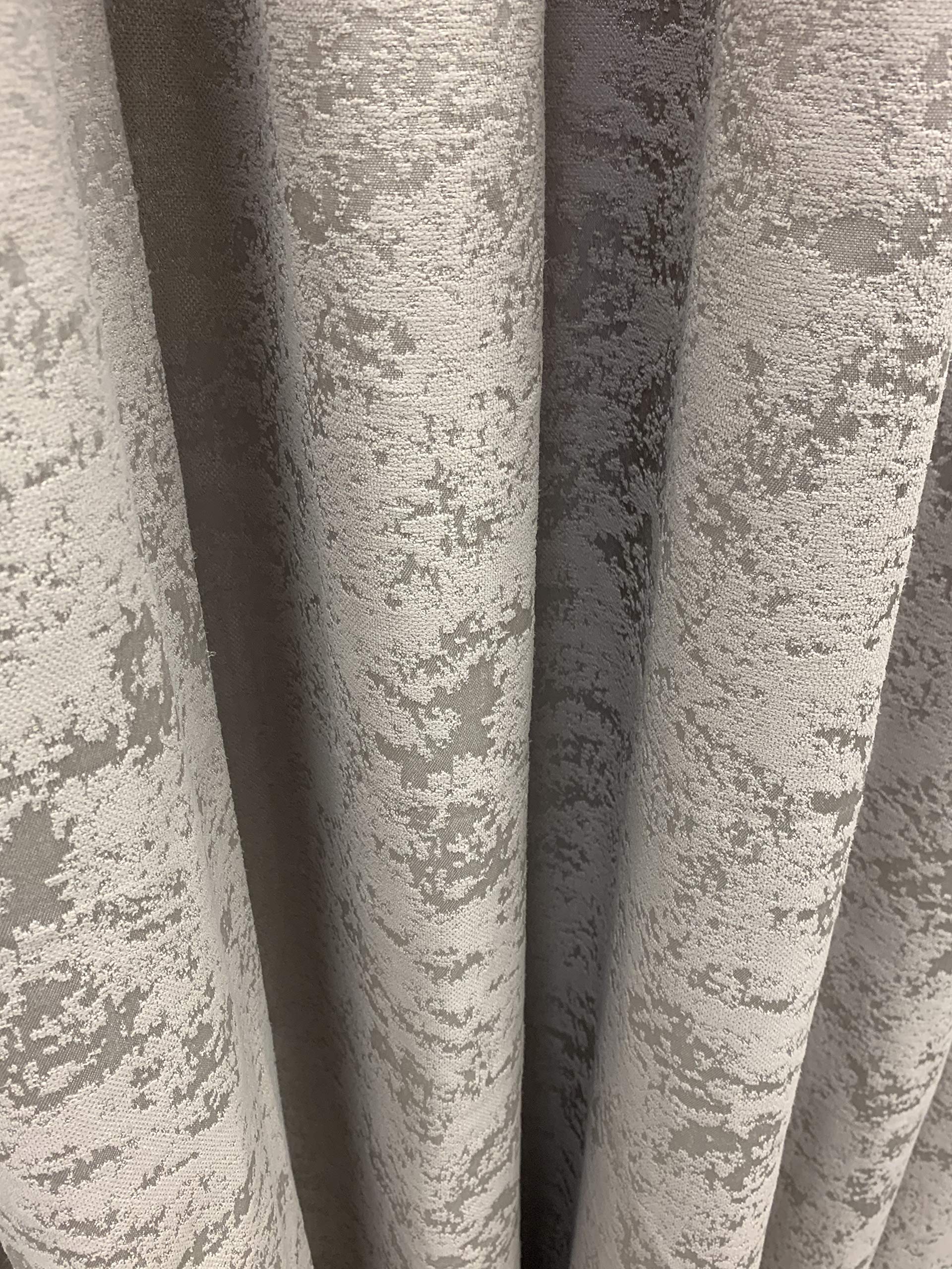 Extra Long Marble Velvet Custom Drapes 8-24 ft for High Ceilings - Champagne Color 100
