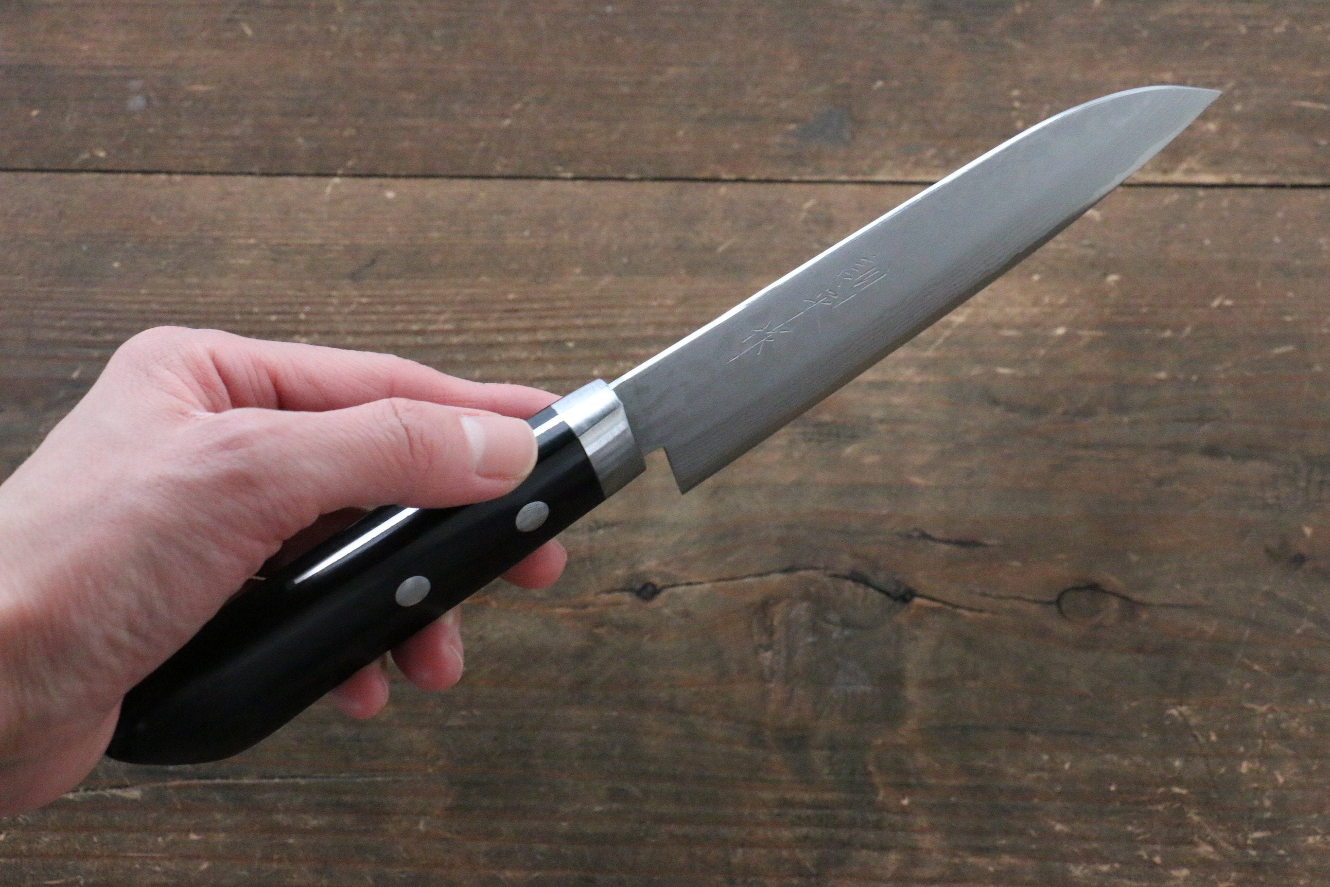 Premium Kunihira Sairyu VG10 Damascus Santoku Knife 5.3