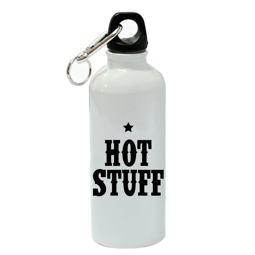 White Aluminum Sports Water Bottle 20oz - Gym & Outdoor Hydration