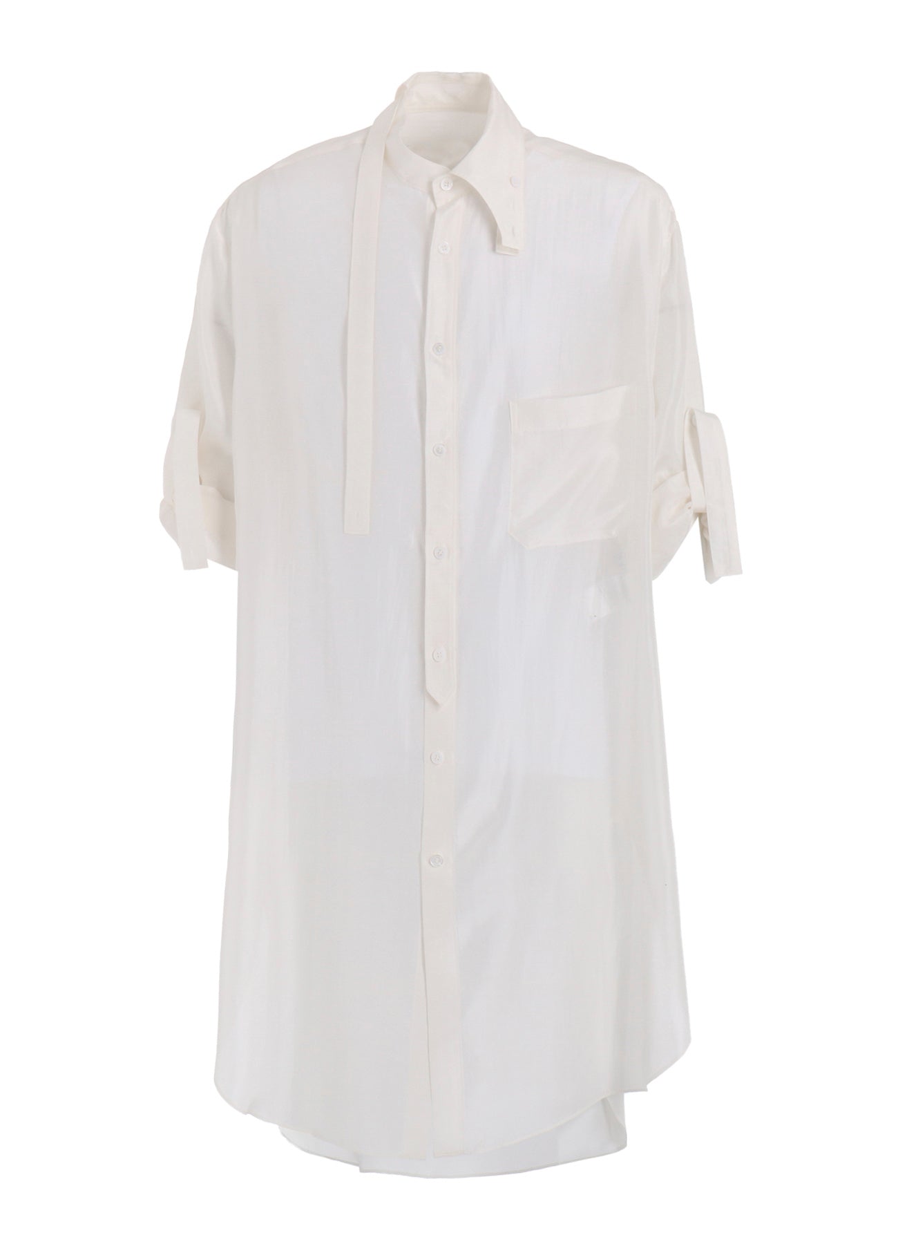 10M Silk Asymmetrical Collar Shirt for Women - Elegant Blouse for Office, Party & Special Occasions