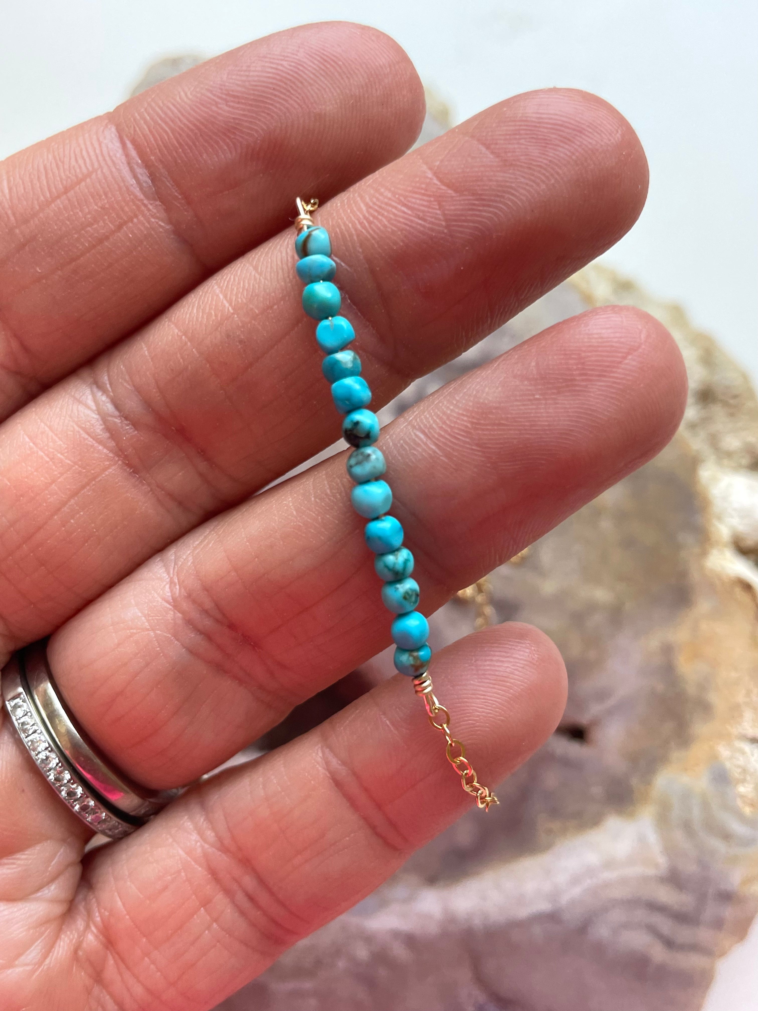 Authentic Turquoise Choker Necklace for Women - Handmade Sterling Silver Jewelry - Perfect for Boho, Western & Everyday Fashion