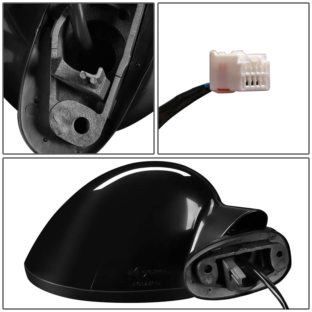 OE Style Power Side View Mirror Compatible with 2006-2015 Mazda Miata MX-5 - Replacement Door Mirror for Driver & Passenger Side - Perfect for Road Trips & Daily Commuting