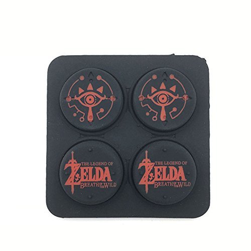 Premium Silicone Thumb Stick Grip Caps for Nintendo Switch Joy-Con Controllers - Enhanced Grip & Comfort (Red) - Perfect for Gaming, Travel & Long Play Sessions