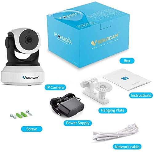 VSTARCAM 1080P Wireless Pet Camera with Night Vision, Motion Tracking & Two-Way Audio - Smart Baby/Puppy Monitor with 24/7 Cloud/SD Recording - Perfect for Home Security, Pet Monitoring & Baby Care