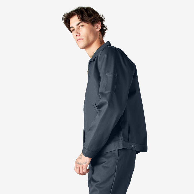Dickies Men's Unlined Eisenhower Jacket - Classic Workwear Style for Casual & Outdoor Wear | Durable Cotton Twill Fabric