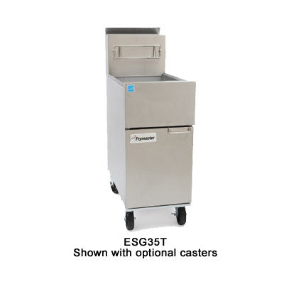 Frymaster ESG35T 35 lb. Capacity Natural Gas Floor Fryer - Commercial Kitchen Equipment for Restaurants, Fast Food & Catering
