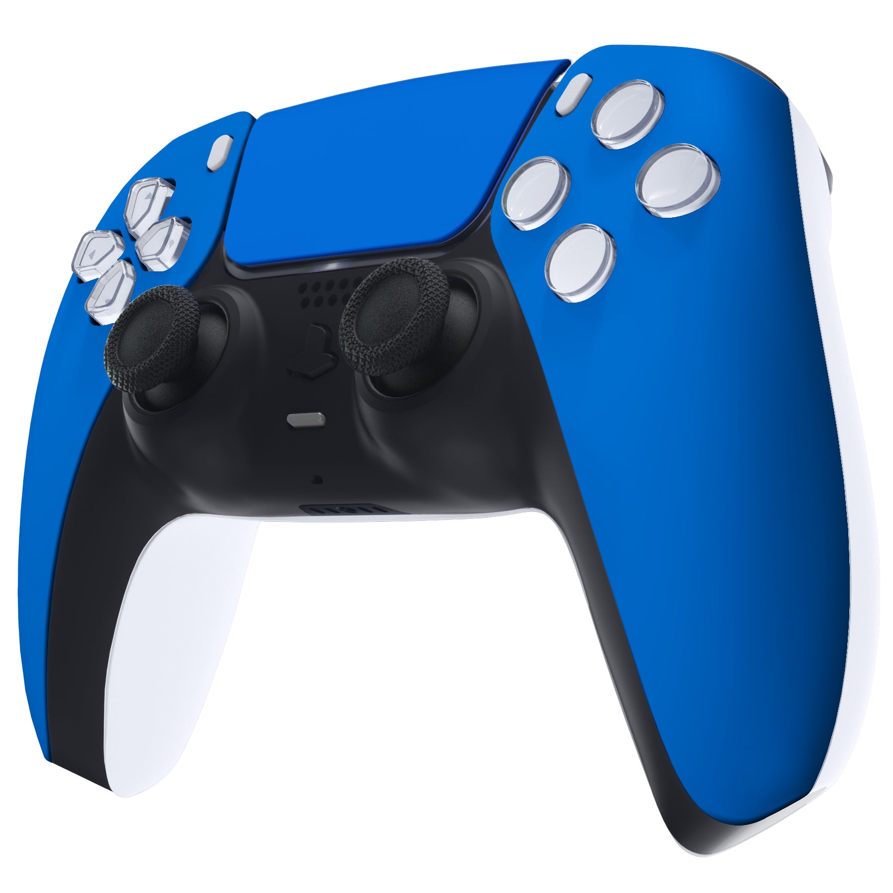 eXtremeRate Blue PS5 Controller Front Housing Shell Replacement with Touchpad - Compatible with BDM 010/020/030/040/050 Models - Customize Your Gaming Experience for Enhanced Playstation 5 Gameplay