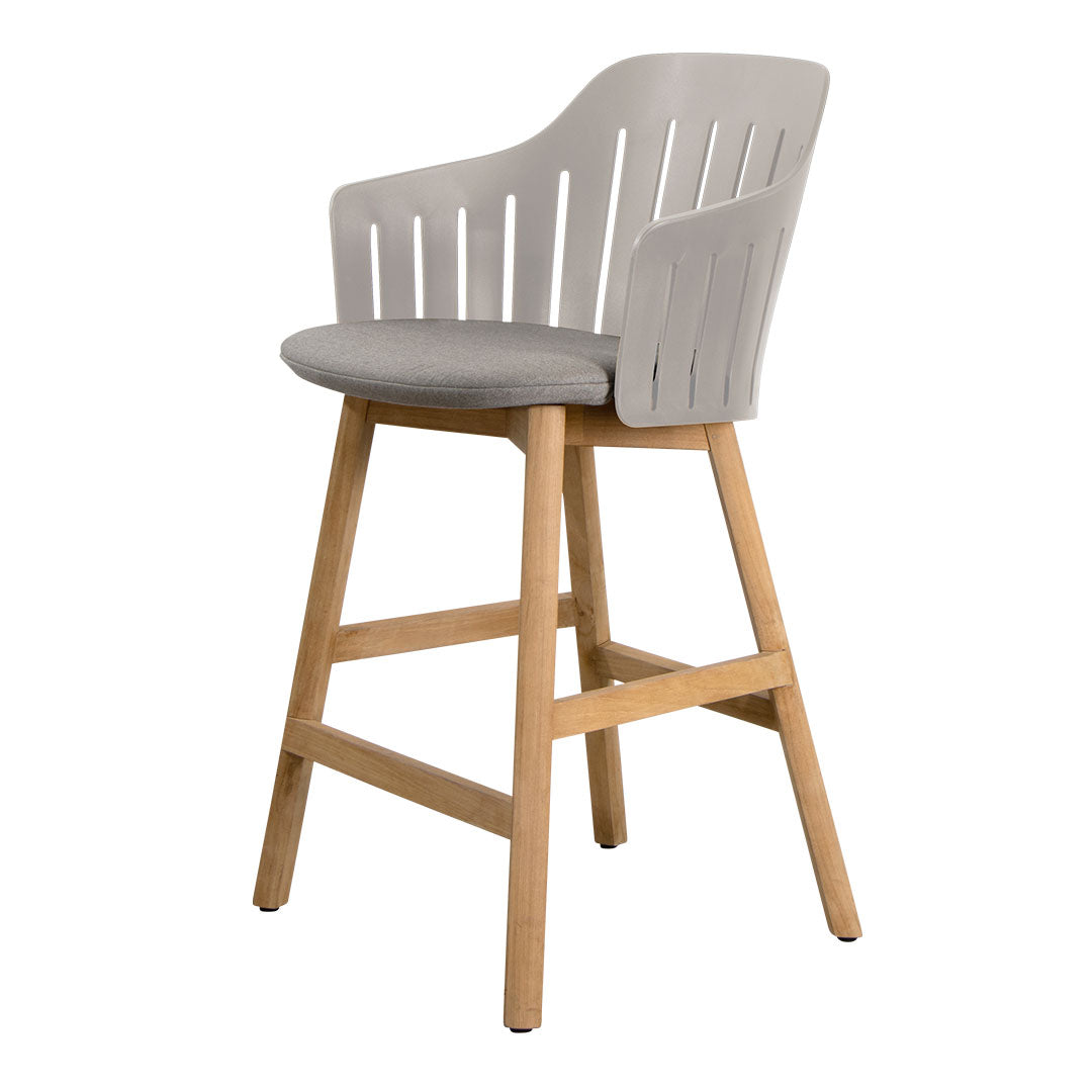Premium Outdoor Counter Chair with Comfortable Seat Cushion & Durable Wood Base - Perfect for Patio, Deck, Poolside & Backyard Relaxation