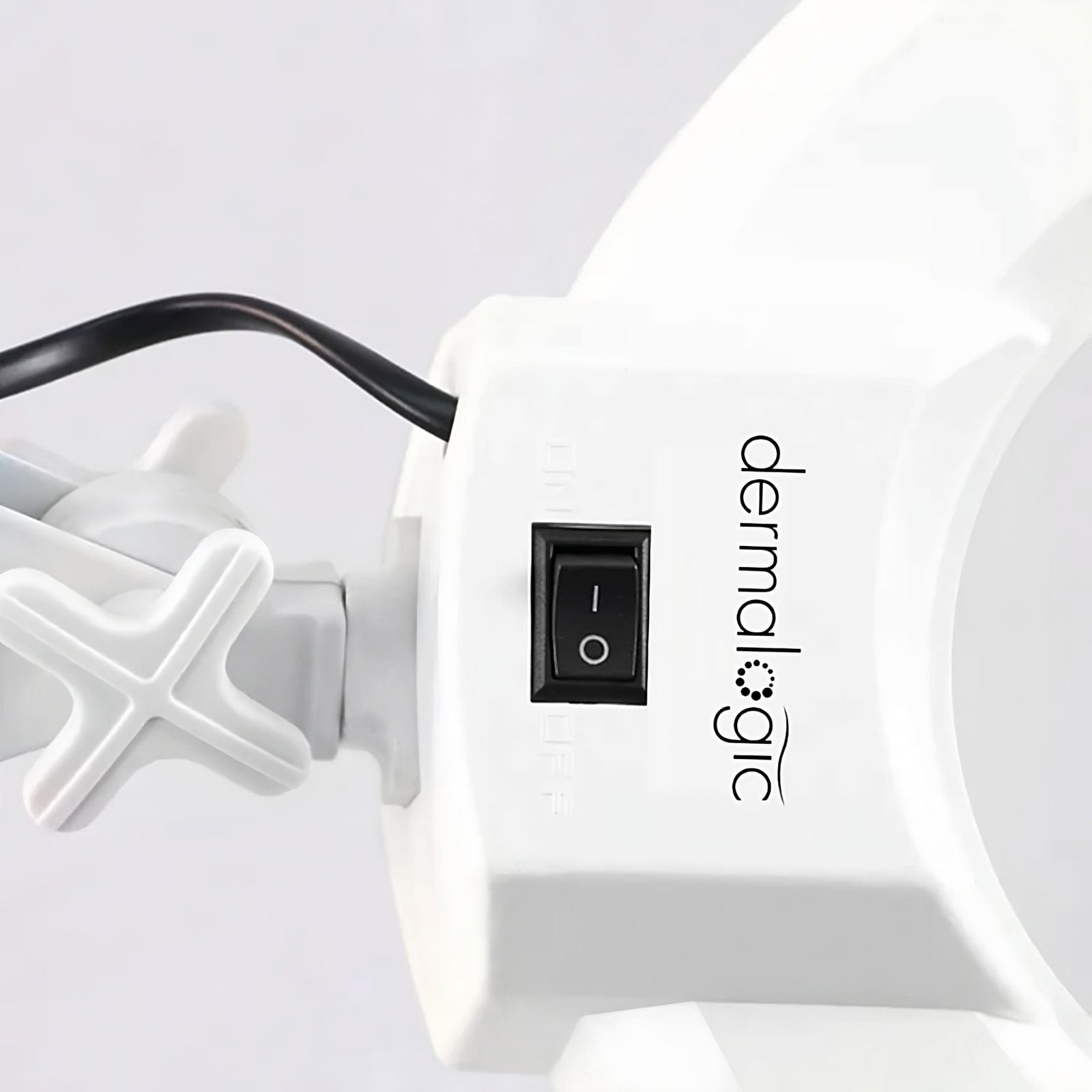 Dermalogic LED Magnifying Lamp with 5-Star Base - Bright Adjustable Light for Reading, Crafts & Makeup - Perfect for Home, Salon & Office Use