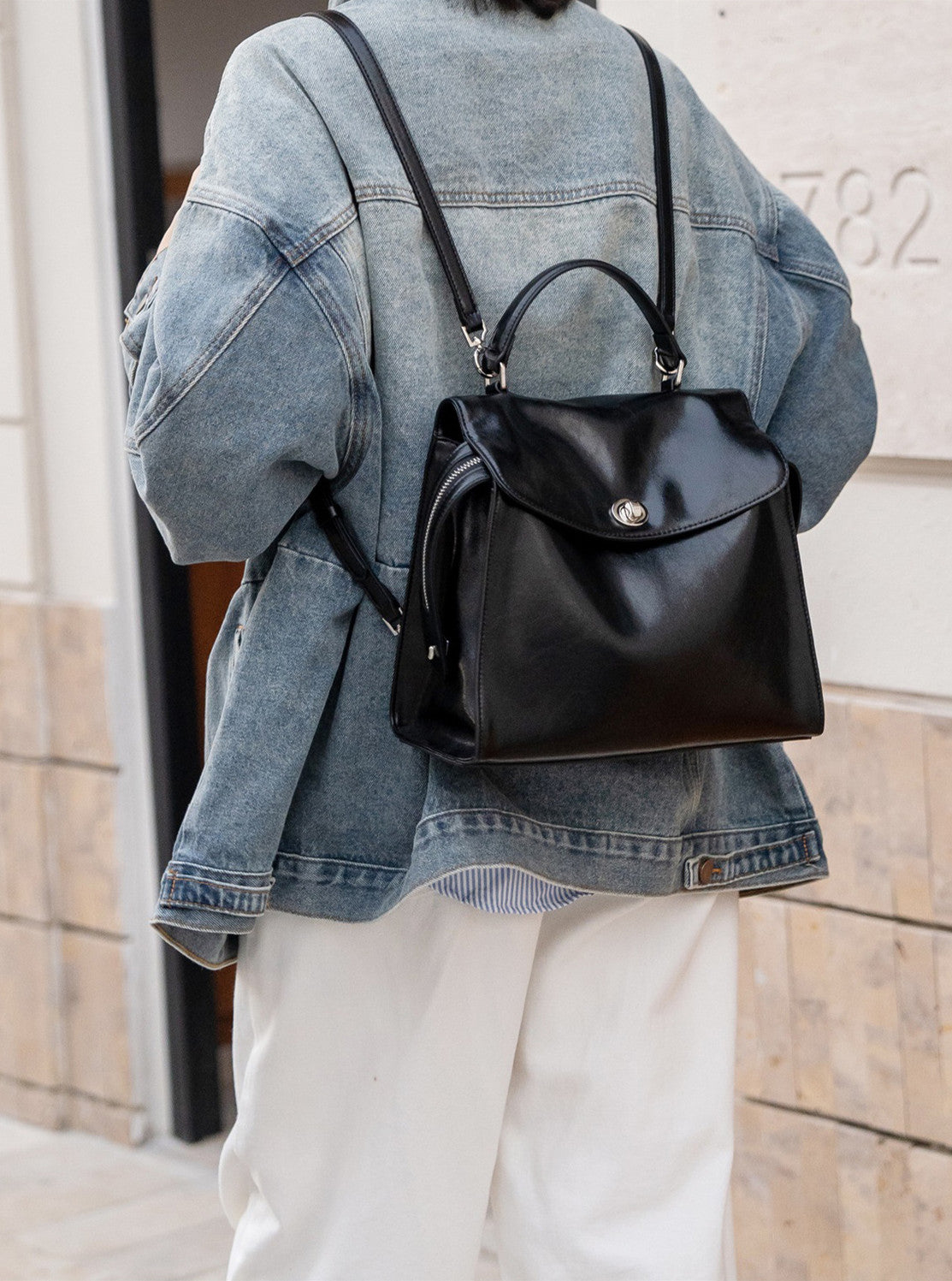 Stylish & Trendy Small Flap Backpack for Women - Perfect for Travel, Work & Everyday Use