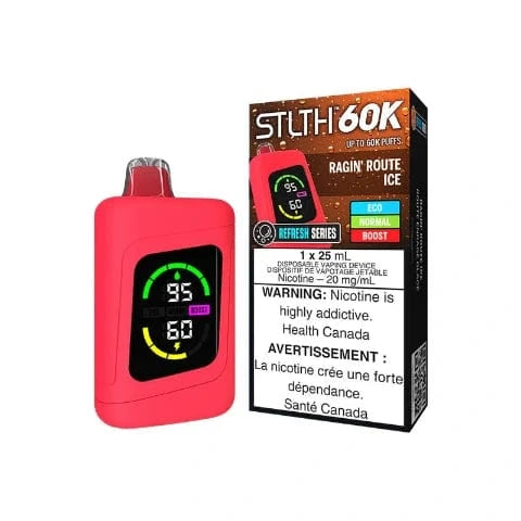 STLTH 60K Disposable Vape - 60000 Puffs & 25mL E-Liquid Capacity - Long-Lasting Flavored Vape Pen for All-Day Use | Perfect for Travel, Parties, and On-the-Go Vaping