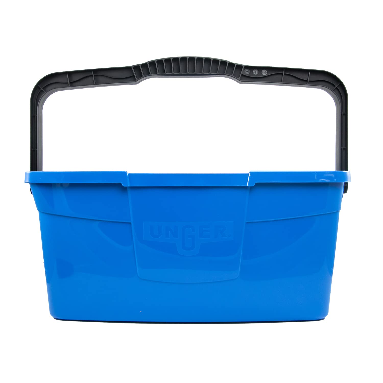 Unger Professional 3 Gallon Cleaning Bucket with Comfort-Grip Handle & 2 Pour Spouts - Compact Plastic Mop Bucket for Floor, Window & Household Cleaning - Ideal for Home, Office & Commercial Use