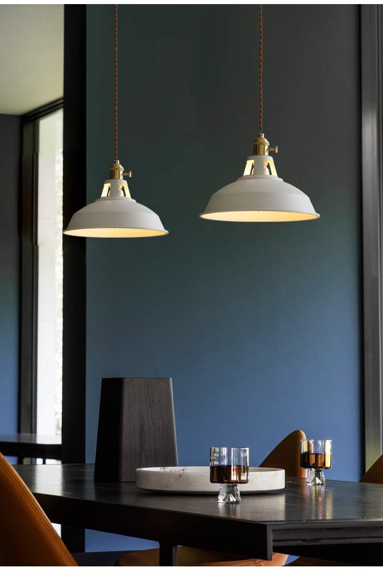 Dimmable H Track Pendant Lighting - 3-Light Iron Art Chandelier in Macaron White | Adjustable Kitchen Island & Cabinet Lighting | Customizable Track Light Fixture for Modern Home Decor
