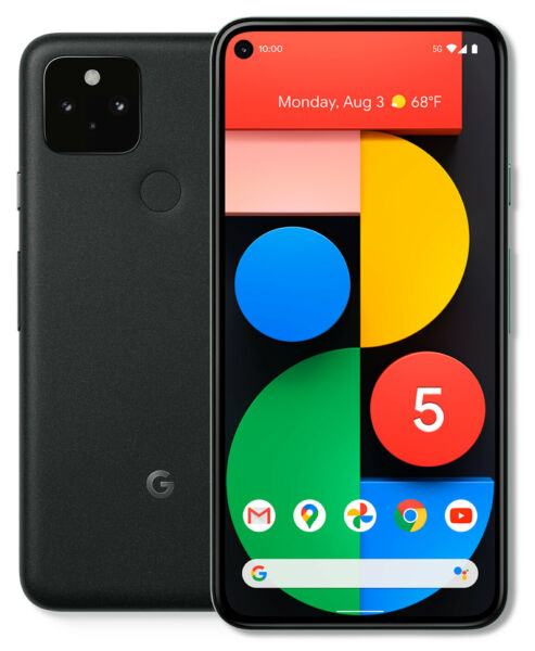 Google Pixel 5 Unlocked Smartphone - 5G Android Phone with 128GB Storage, 8GB RAM, 6.0