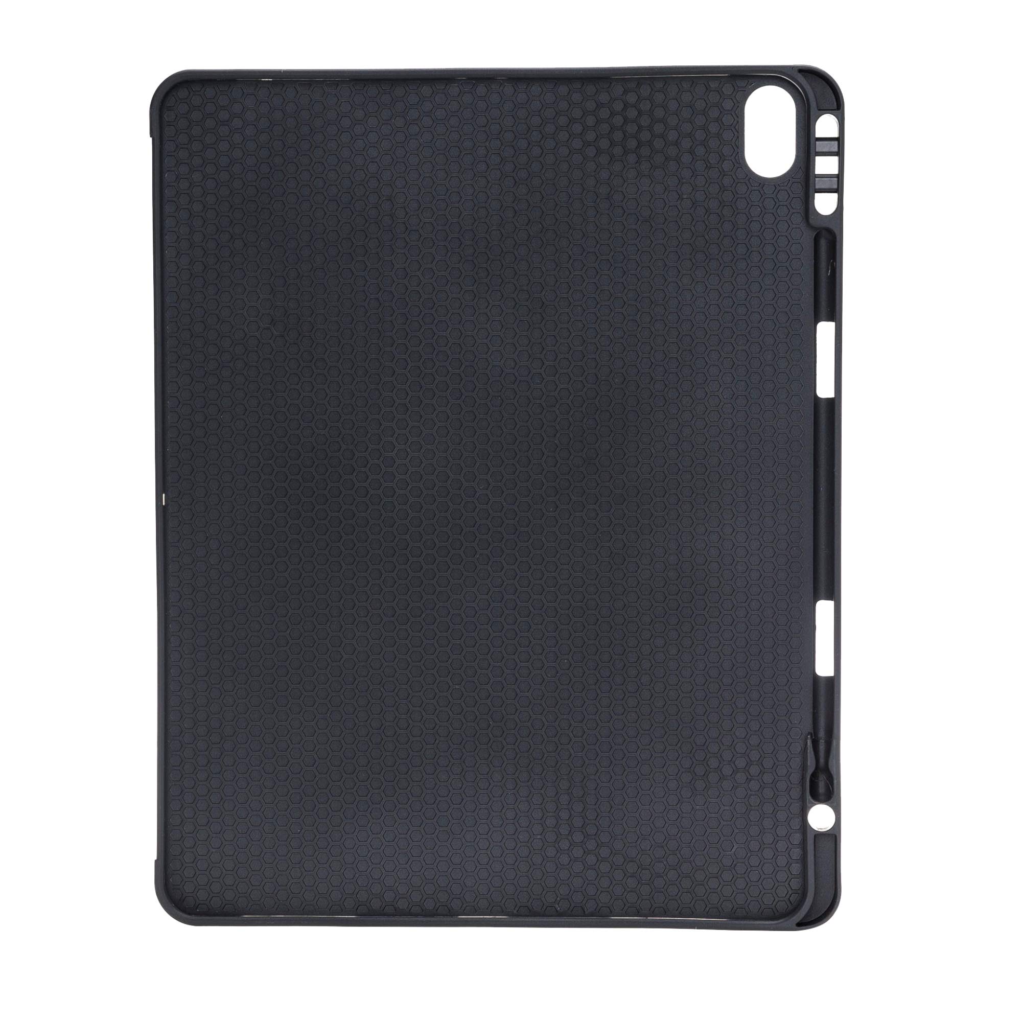 Venito Parma Genuine Leather iPad Pro 12.9 Case (3rd Gen 2018) - Handmade Folio Stand Cover with Card Slots & Auto Sleep/Wake - Perfect for Work, Travel & Home Office (Black)