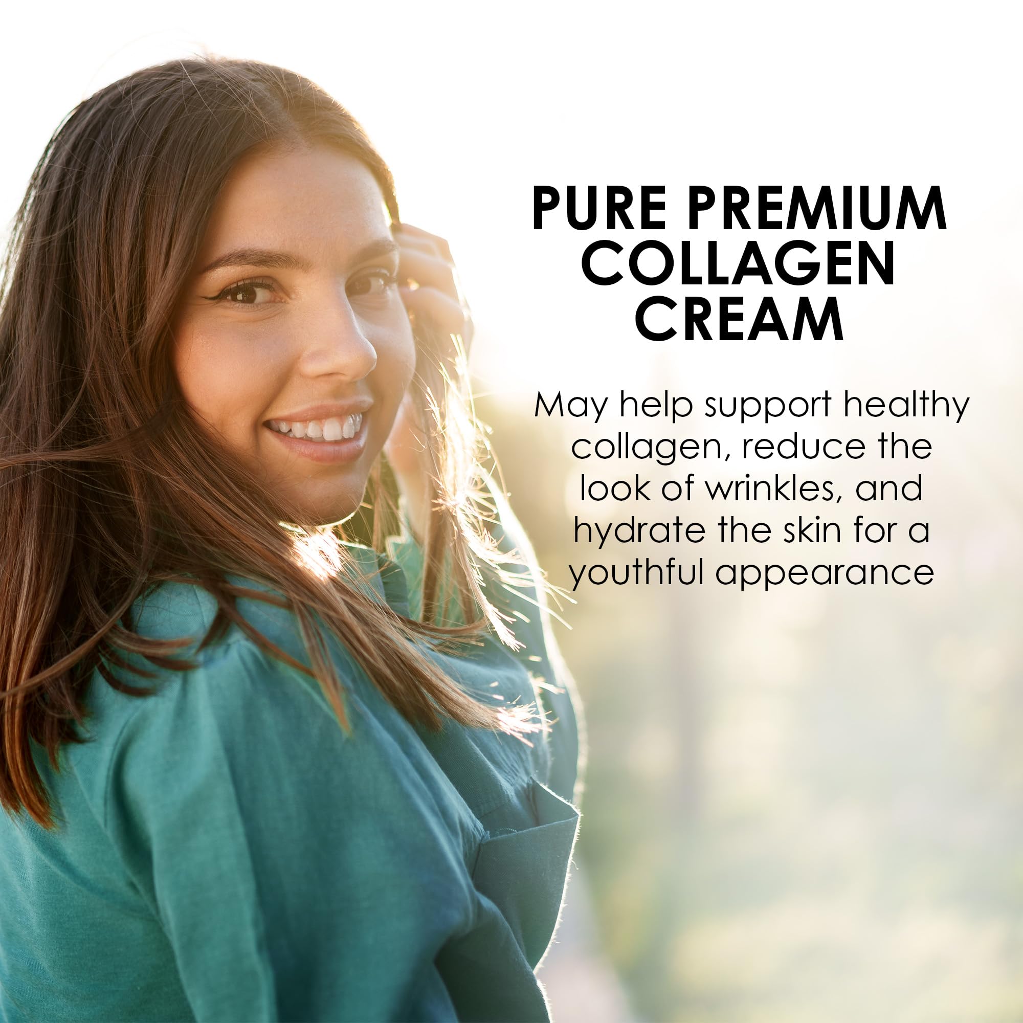 MASON NATURAL Premium Collagen Anti-Aging Face & Body Cream - Deep Hydration & Firming Moisturizer with Pear Scent, Paraben-Free, 2oz (3-Pack) - Perfect for Daily Skincare Routine & Nighttime Rejuvenation