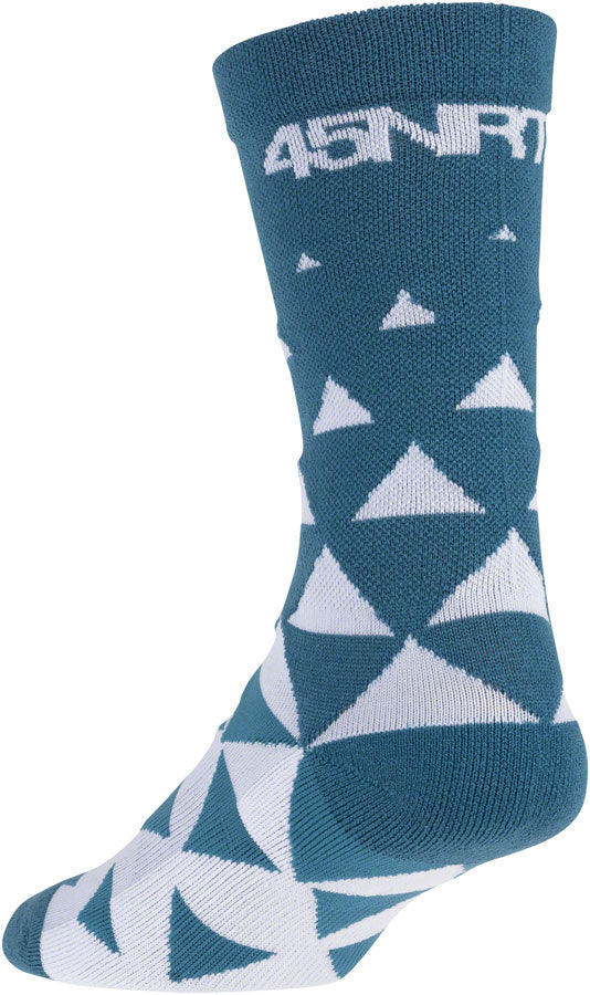 45NRTH Morph Midweight Wool Socks for Men & Women - Warm Thermal Hiking, Skiing & Winter Outdoor Activities - Teal, Small
