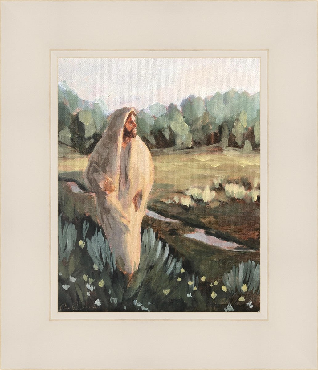 Be Thou Humble by Amber Whitworth - Inspirational Christian Wall Art for Home & Office Decor - Perfect for Living Room, Bedroom, or Gift