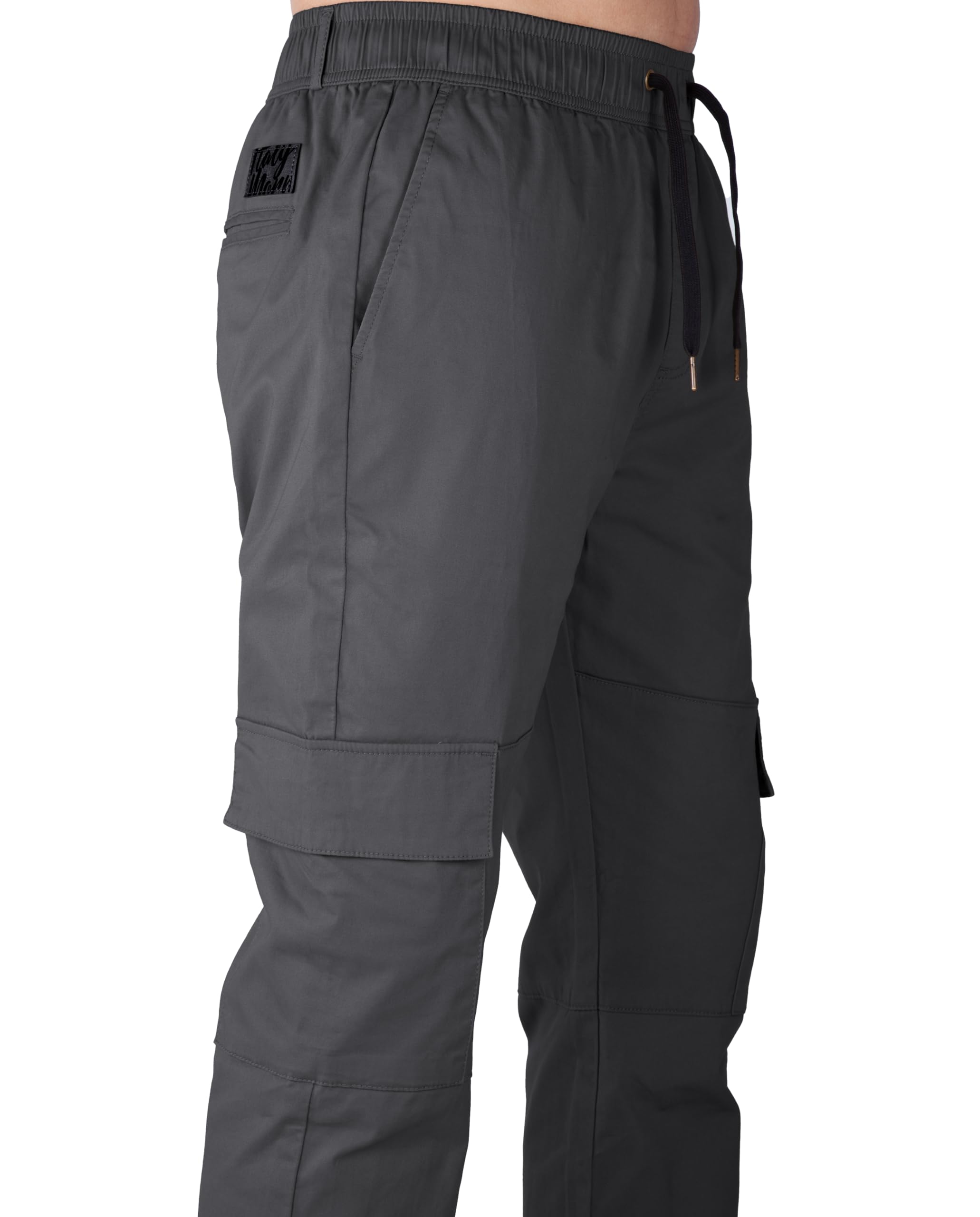 ITALYMORN Men's Slim Fit Cargo Jogger Pants with Deep Pockets - Comfortable Casual Workout & Hiking Pants for Everyday Wear | Gym, Travel & Outdoor Activities