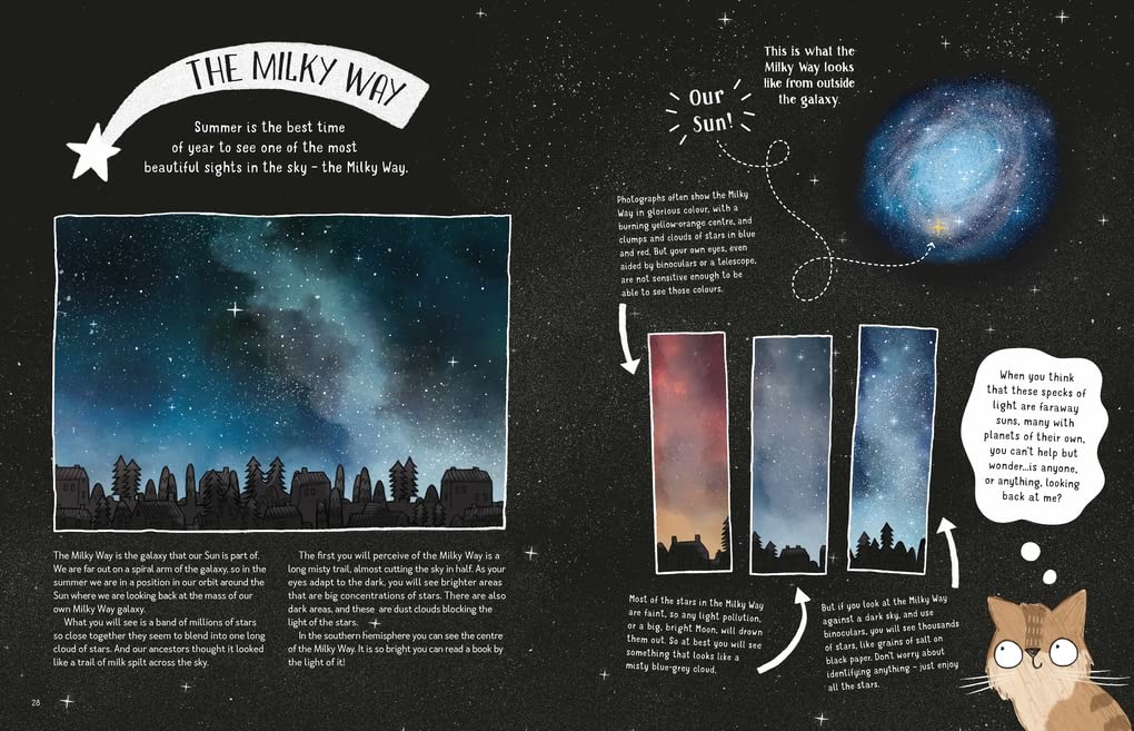 Cat's Guide to the Night Sky - Astronomy Book for Cat Lovers | Perfect for Stargazing with Your Feline Friend