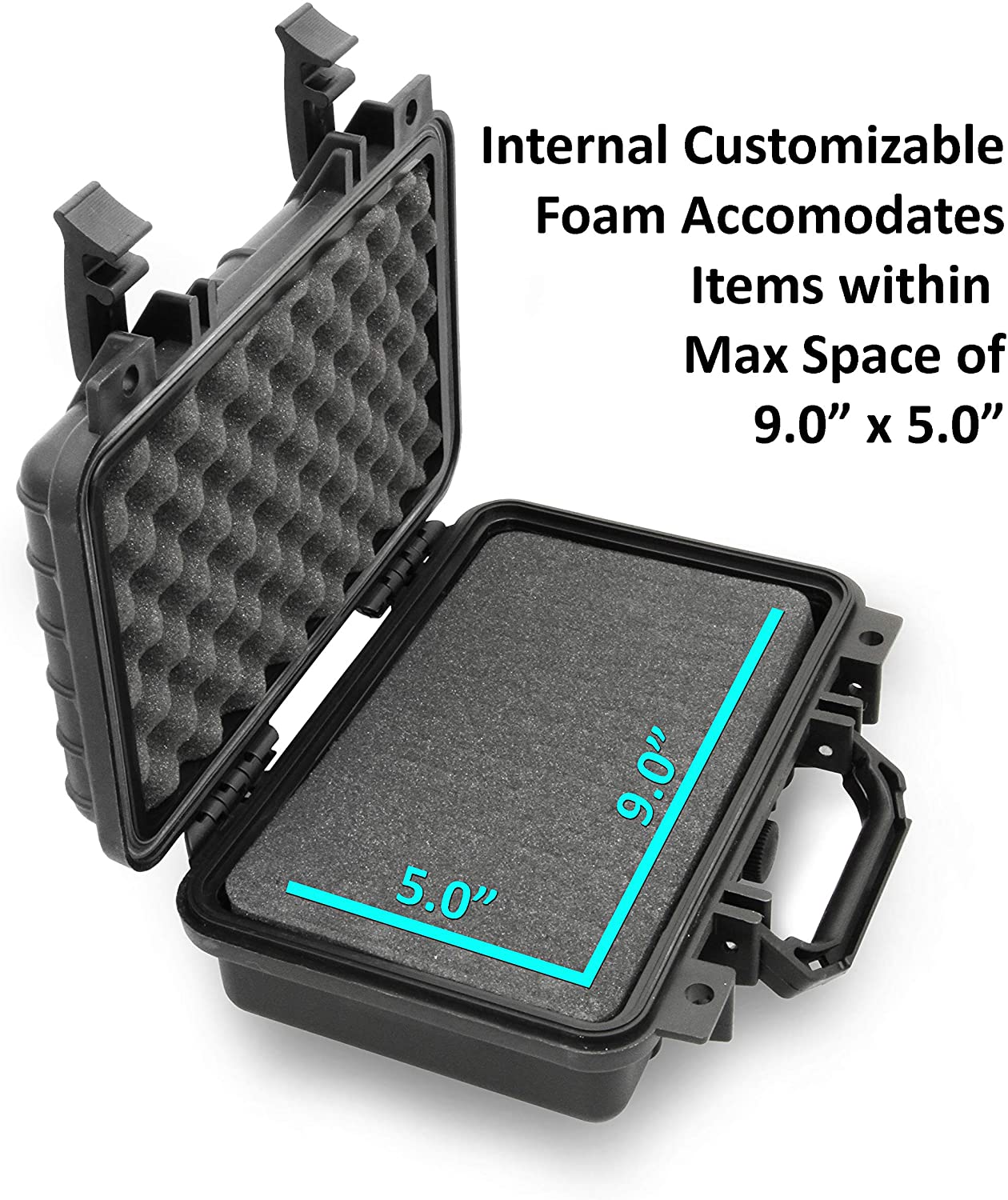 CASEMATIX 12 Microphone Case - Compatible with Rode Procaster, Behringer, MXL, Nady, Shure & More - Durable Protective Storage for Broadcast, Podcast & Vocal Mics up to 9