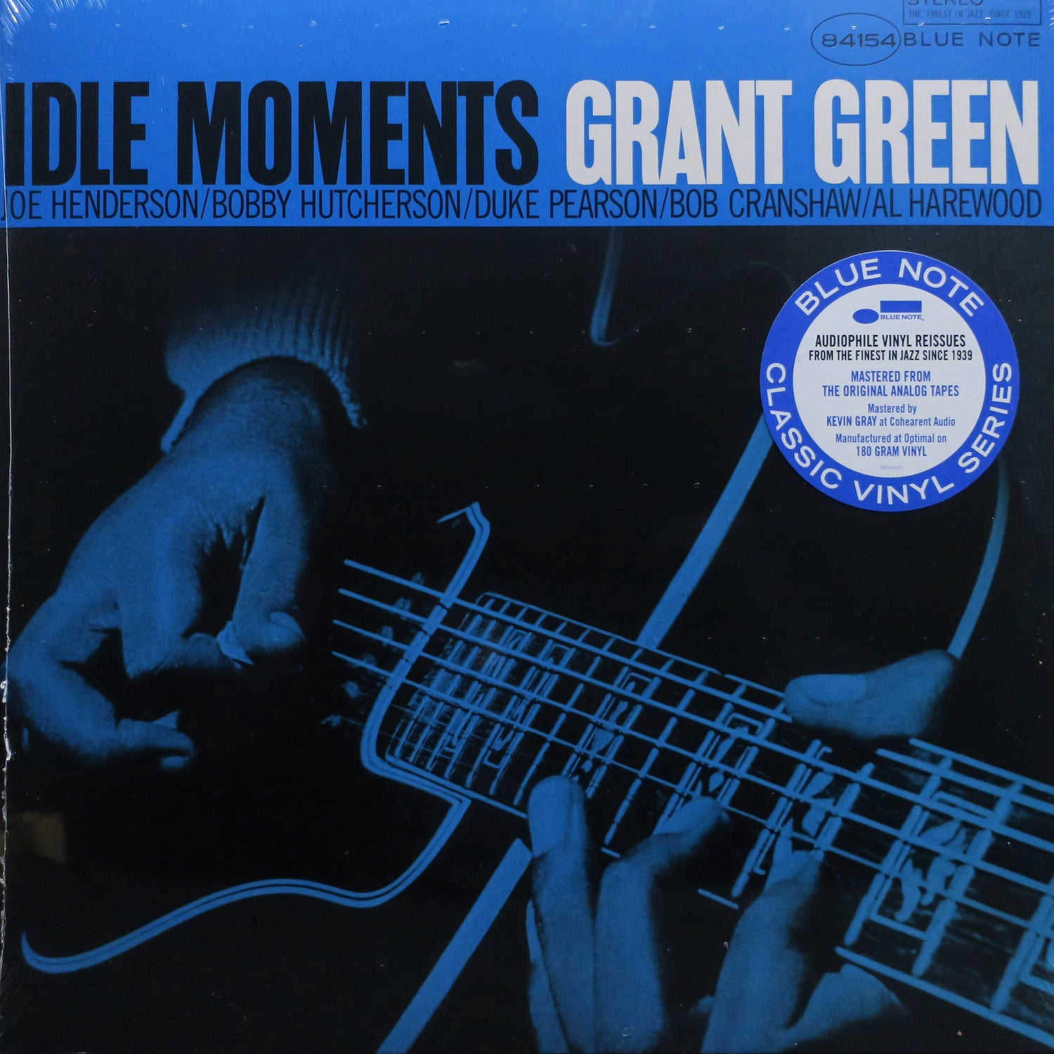 Grant Green 'Idle Moments' Blue Note Classic 180g Vinyl LP - Jazz Music Record for Audiophiles & Collectors - Perfect for Home Listening & Music Enthusiasts