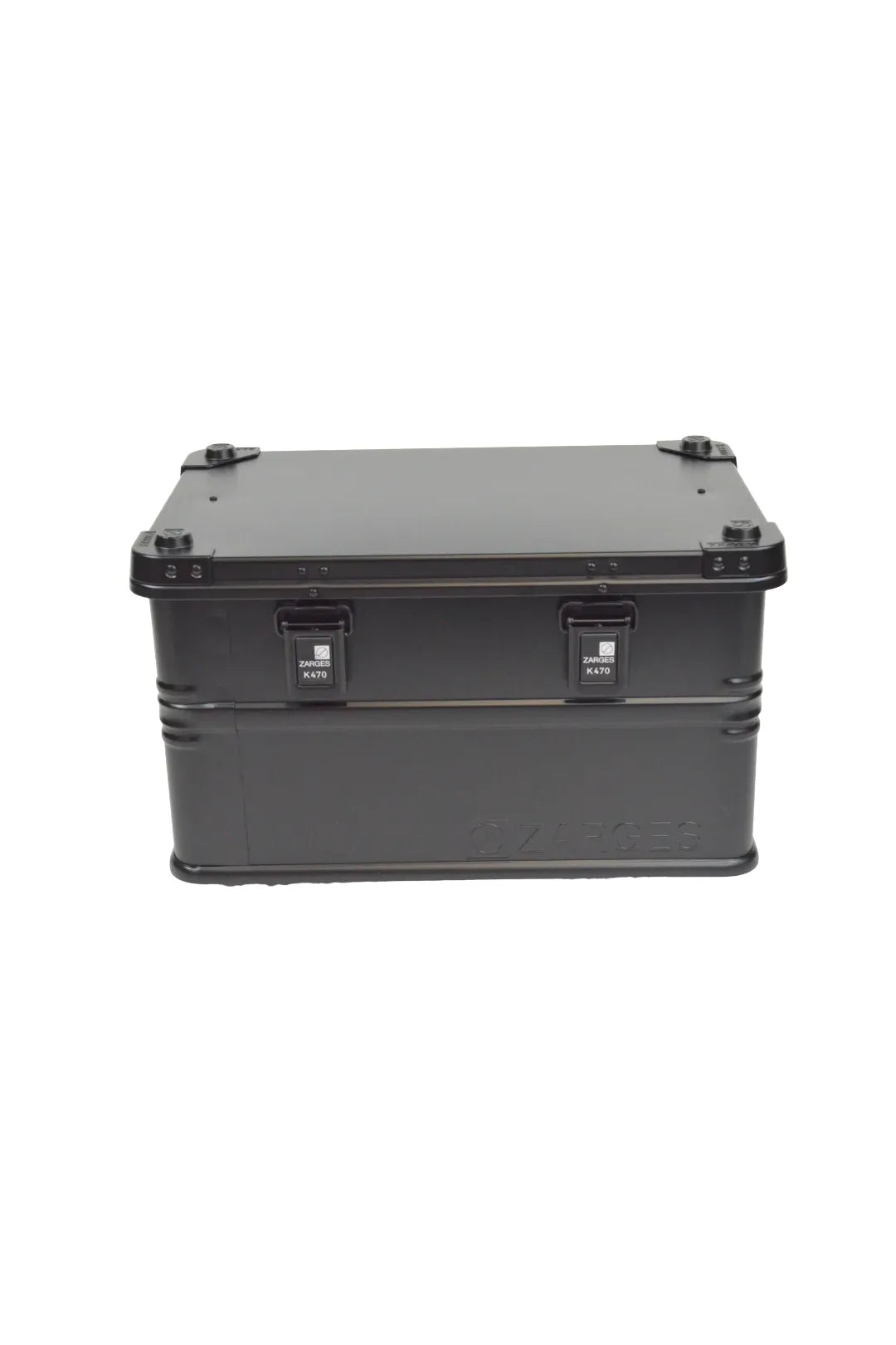Zarges K470 Aluminum Cargo Storage Case - 81L Capacity, Matte Black Finish | Durable Transport & Storage Solution for Tools, Equipment & Outdoor Gear