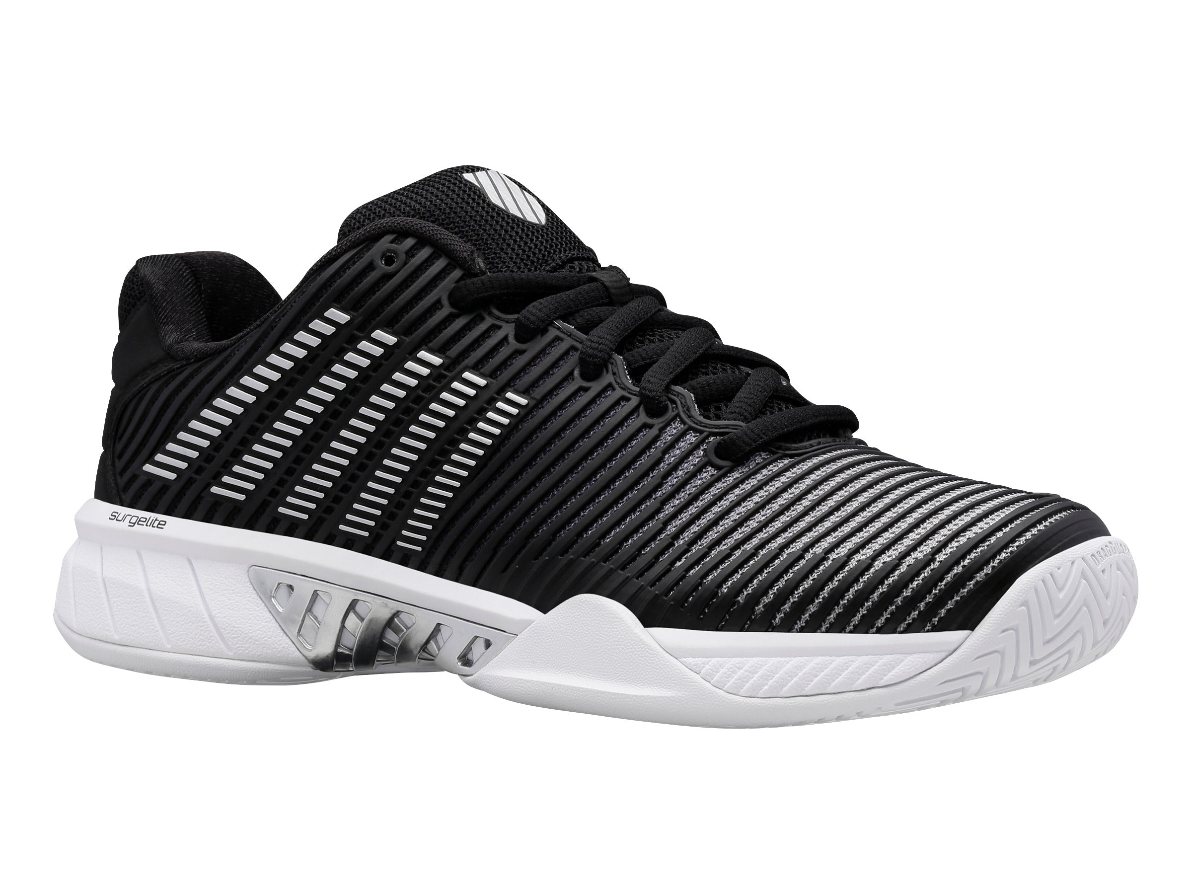 Hypercourt Express 2 Tennis Shoes - Men's Size 96613 085 M in Black/White/Silver | Lightweight Performance Court Sneakers for Tennis, Pickleball & Casual Wear